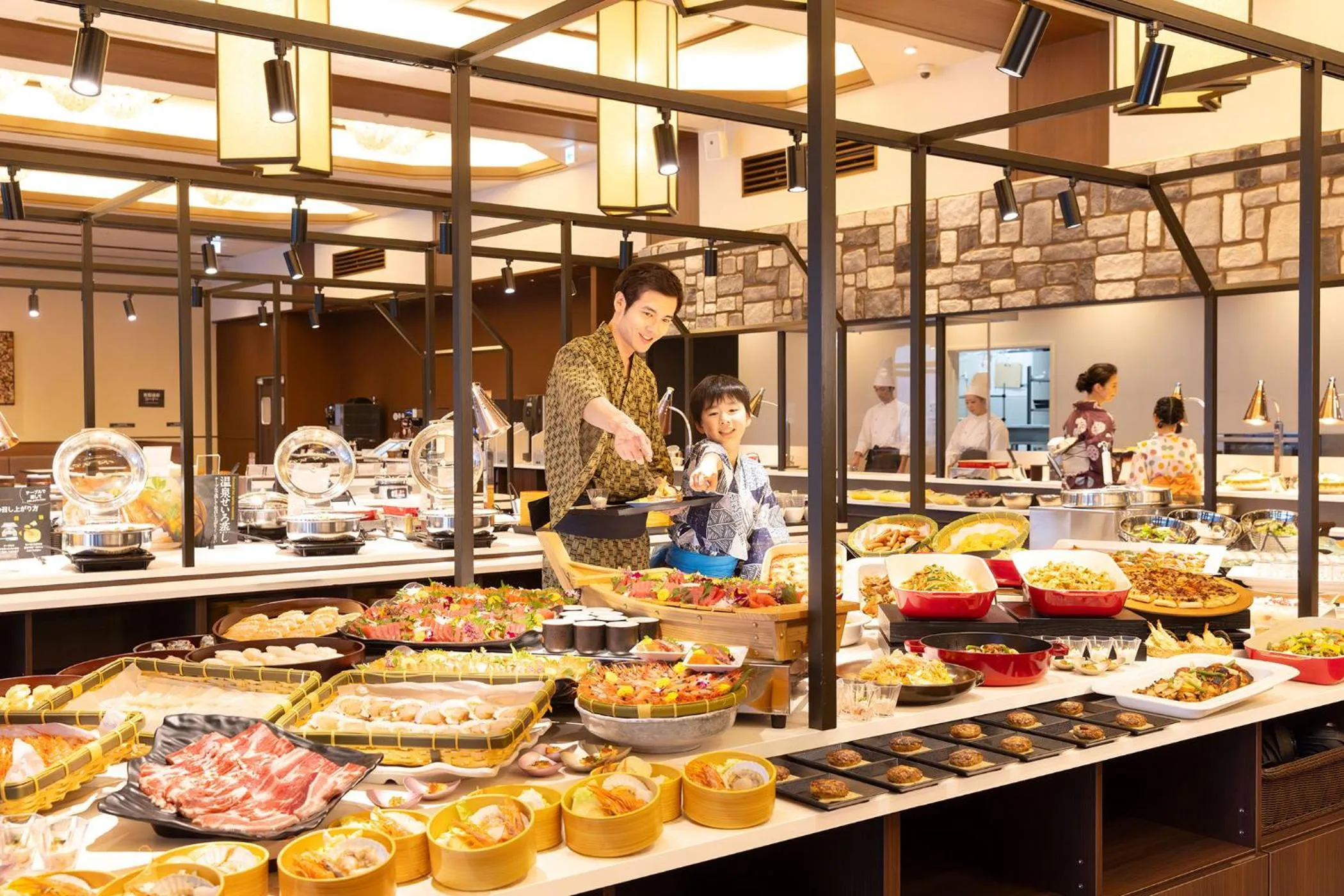 Restaurant/places to eat in Ooedo Onsen Monogatari Premium Enakyo