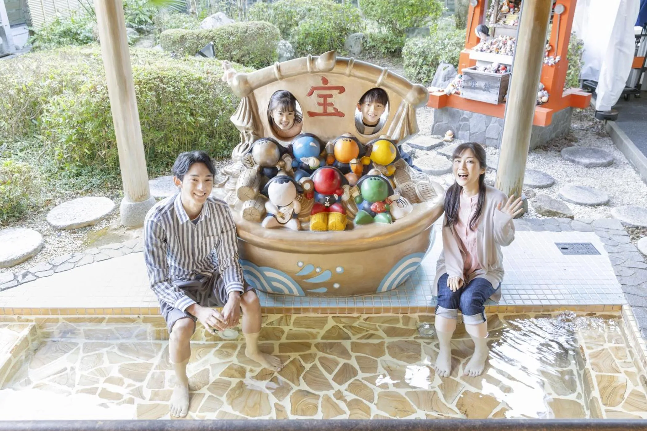 Nearby landmark in Ooedo Onsen Monogatari Premium Gero Honkan