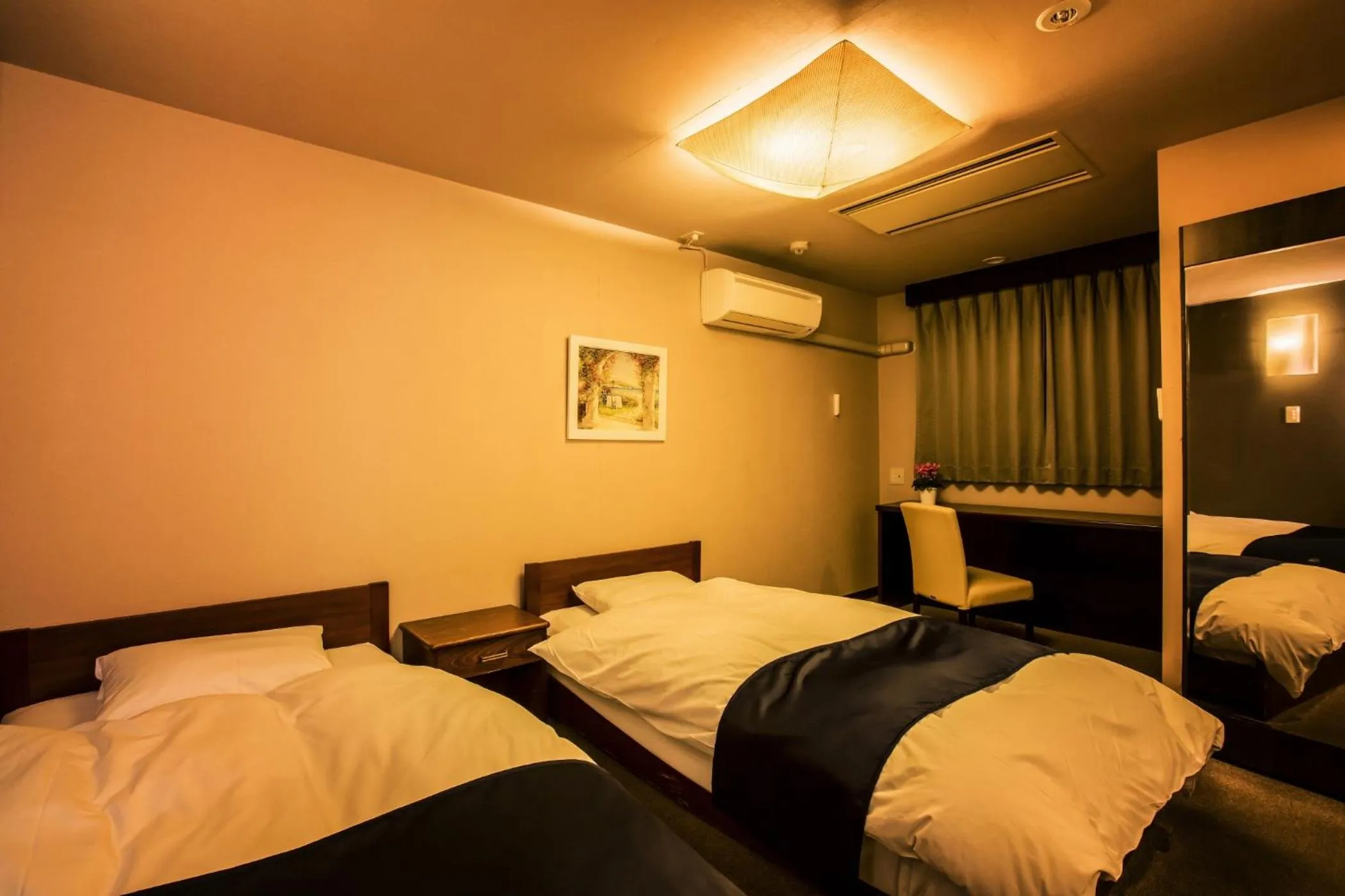 Photo of the whole room, Bed in Ooedo Onsen Monogatari Gero Bekkan