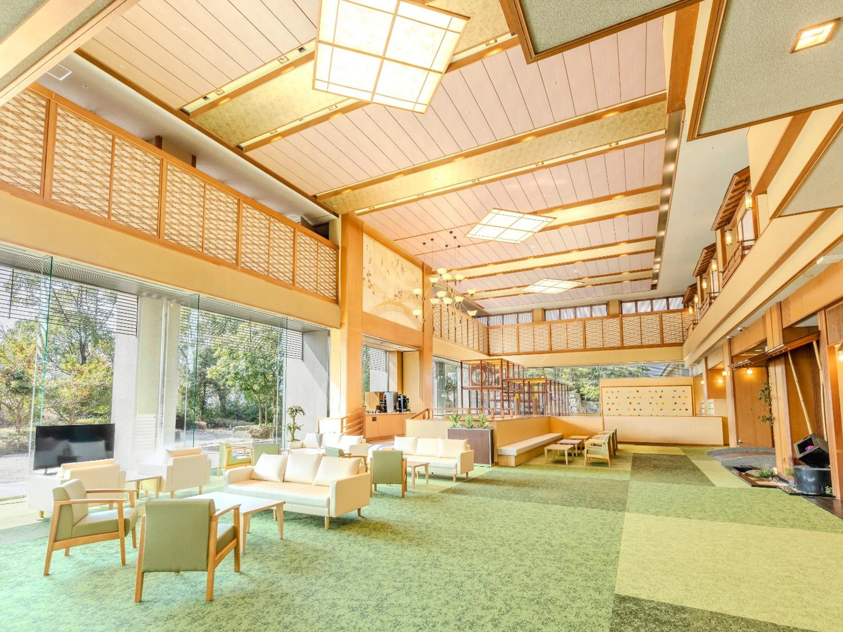 Lobby or reception in Ooedo Onsen Monogatari Premium Seiunkaku