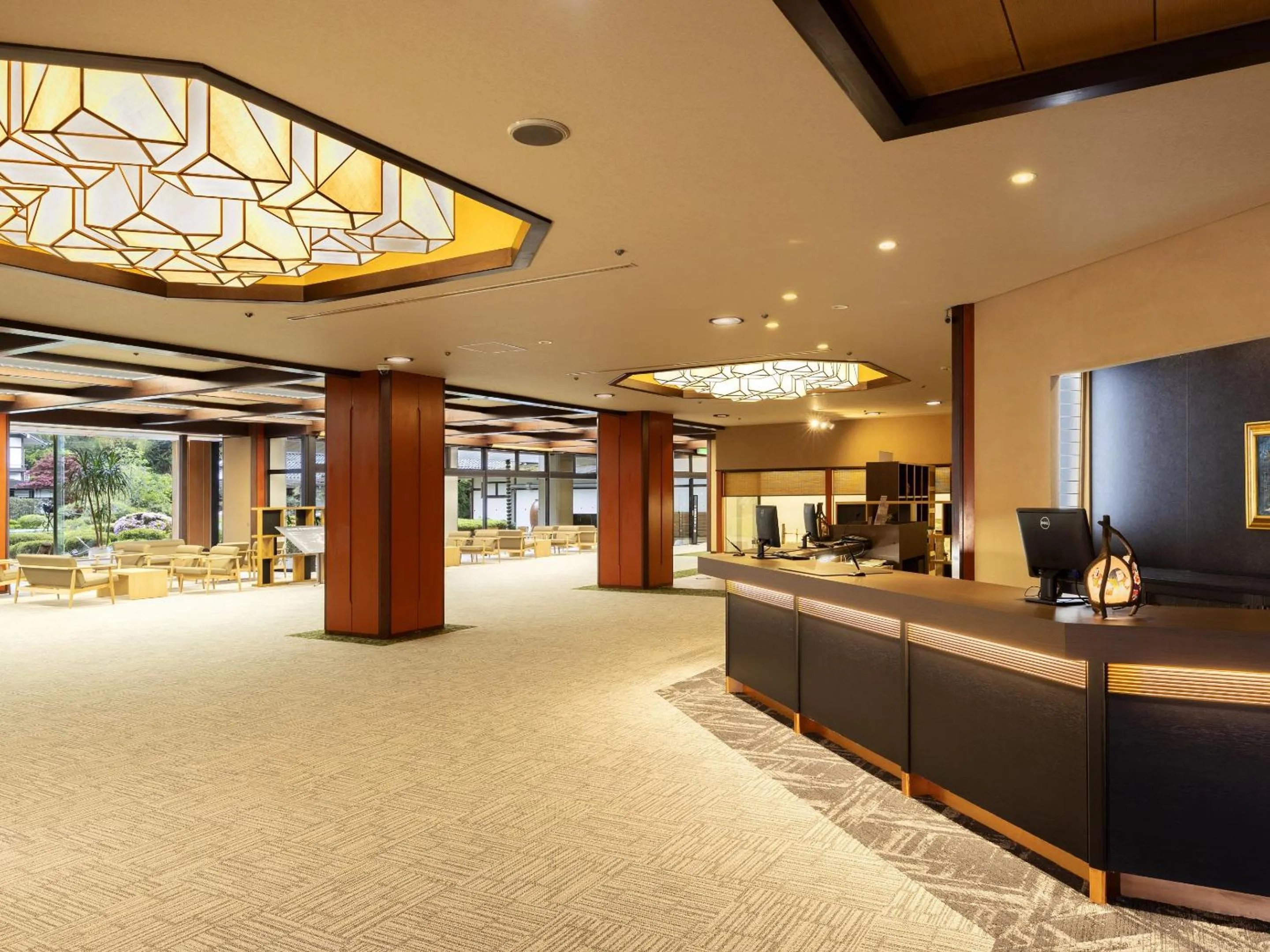 Lobby or reception in Ooedo Onsen Monogatari Premium Saiki Bekkan