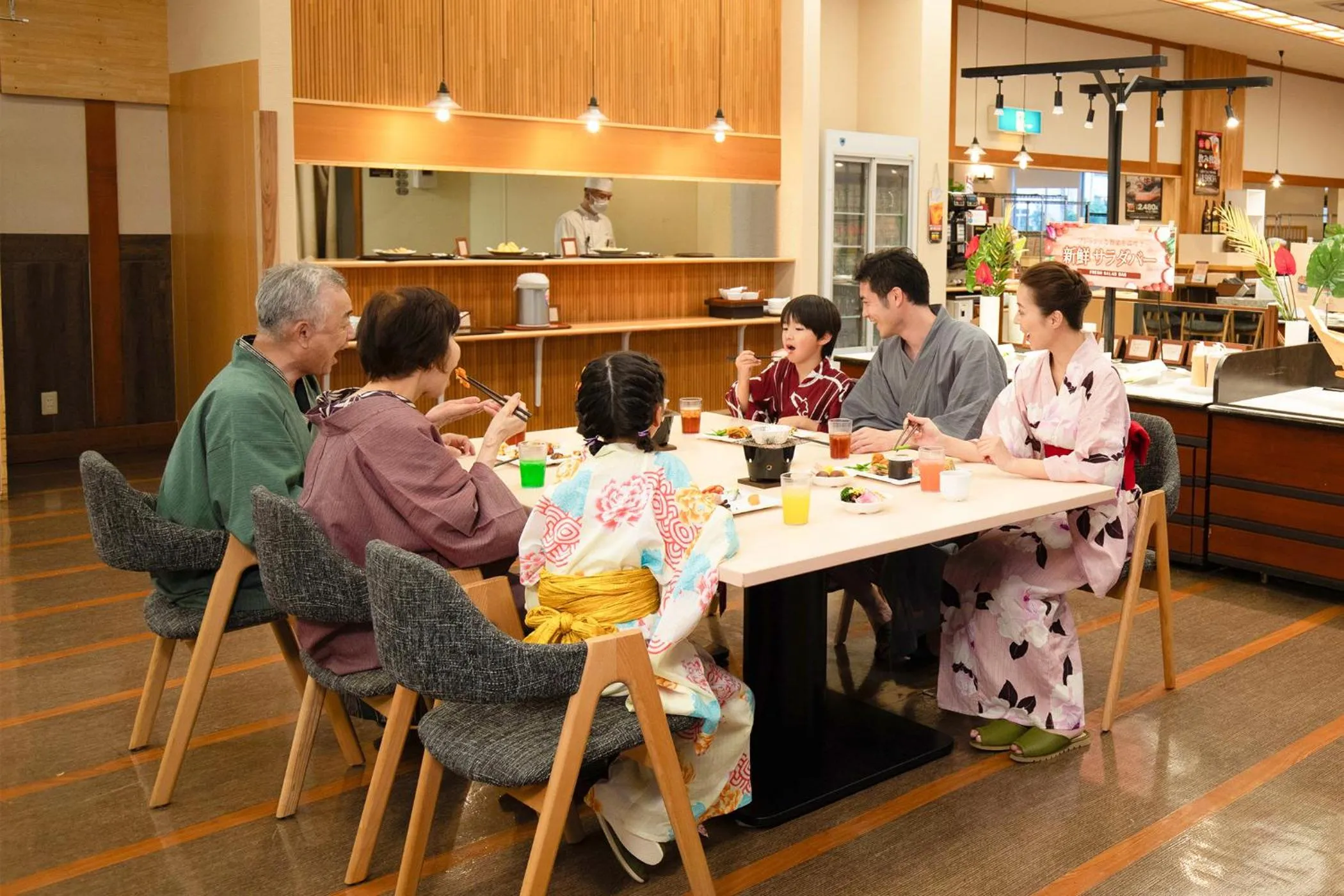 Restaurant/places to eat in Ooedo Onsen Monogatari Yamanaka Saichoraku