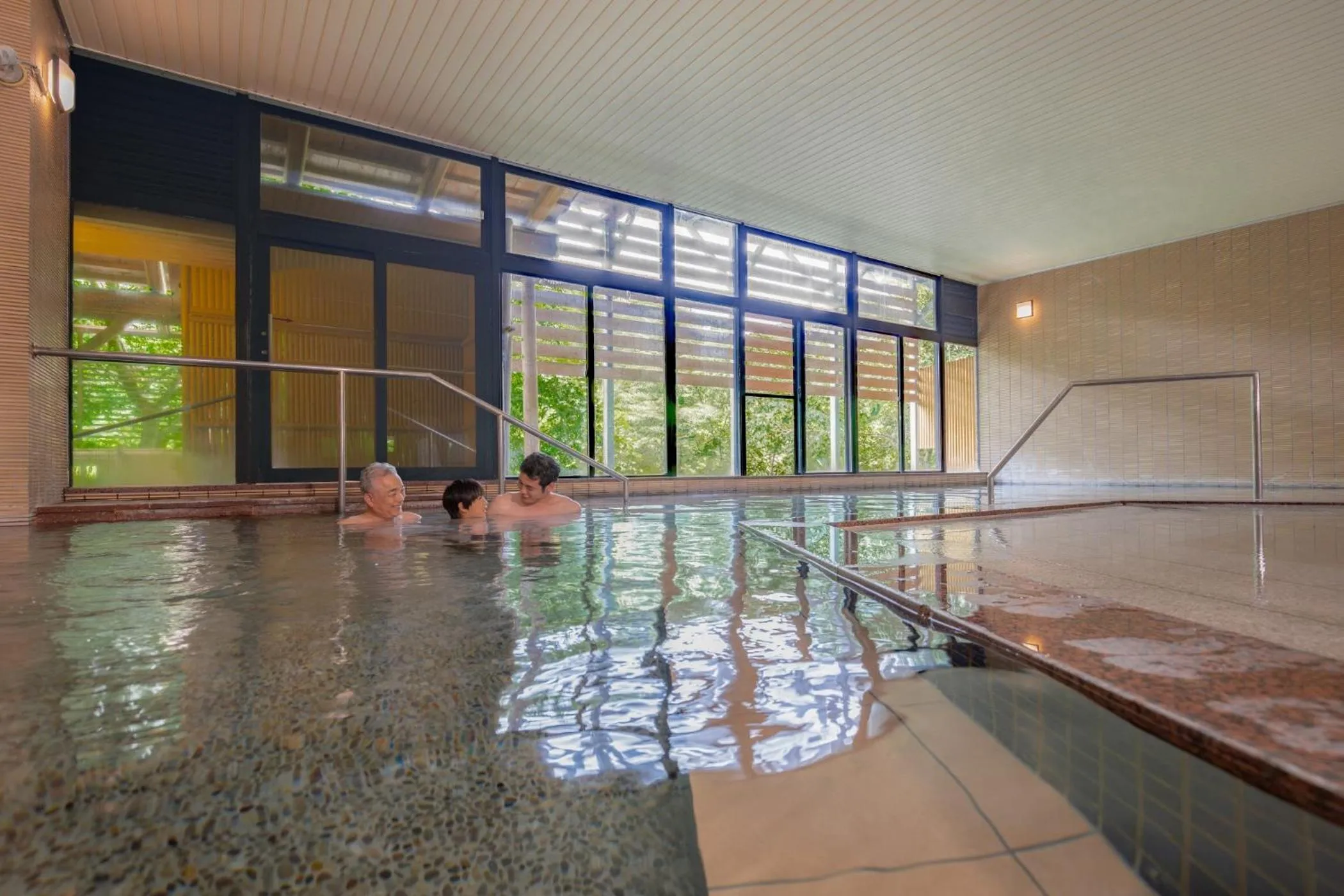 Hot Spring Bath in Ooedo Onsen Monogatari Yamanaka Saichoraku