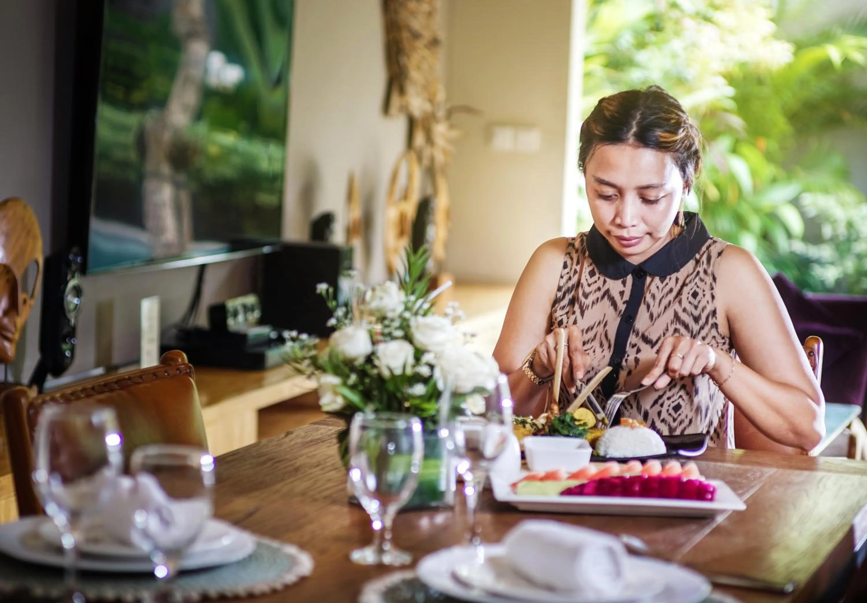 group of guests in Desa Di Bali Villas