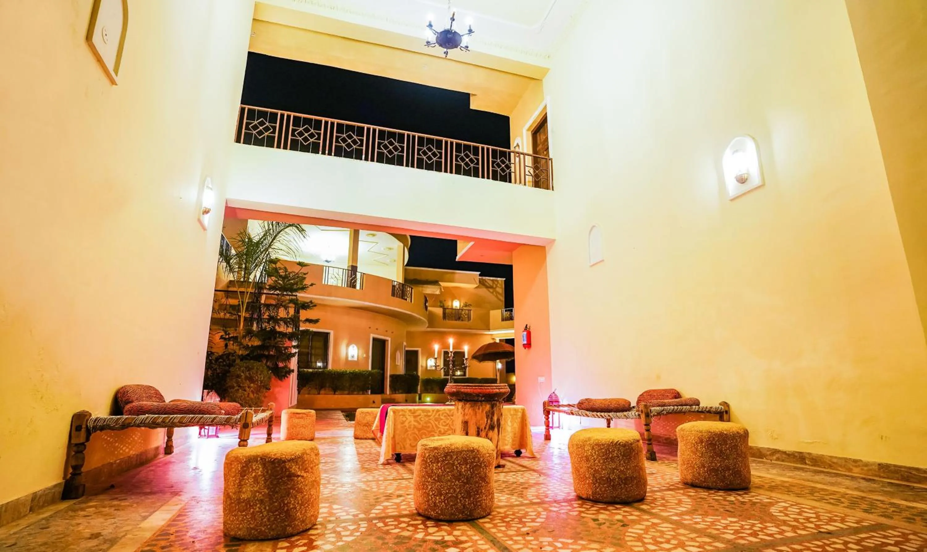 Seating area in Shani Vilas Ranthambore