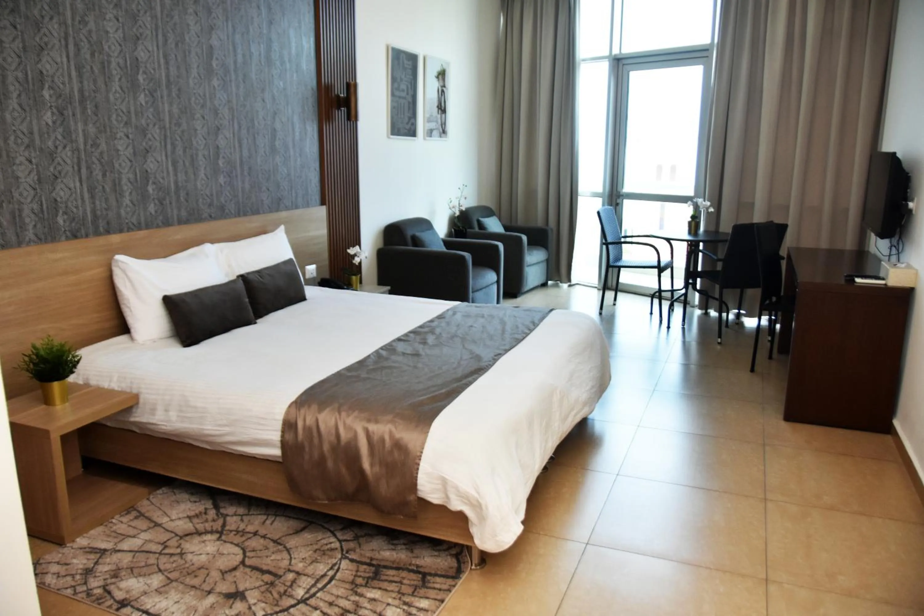 Bed in Byblostar Hotel