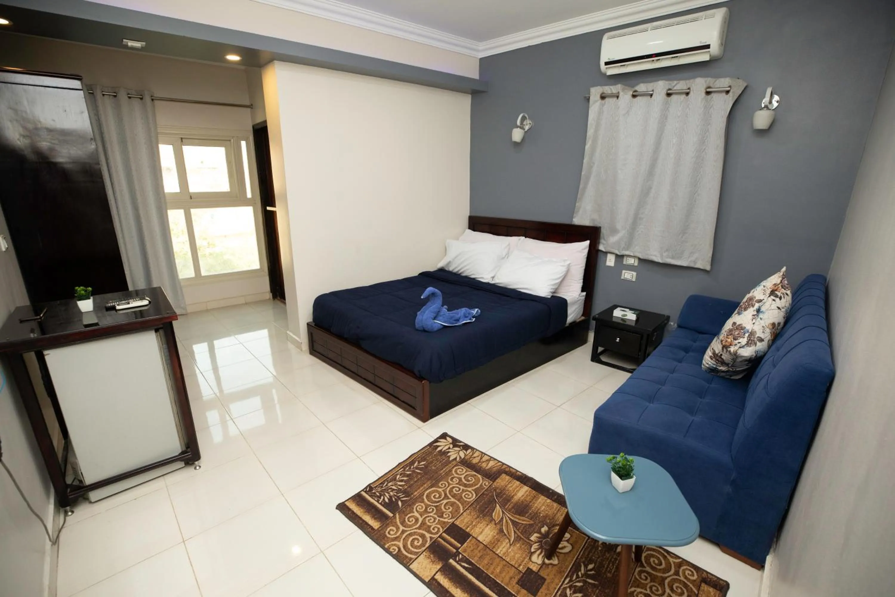 Bed in Horus Guest House Pyramids View