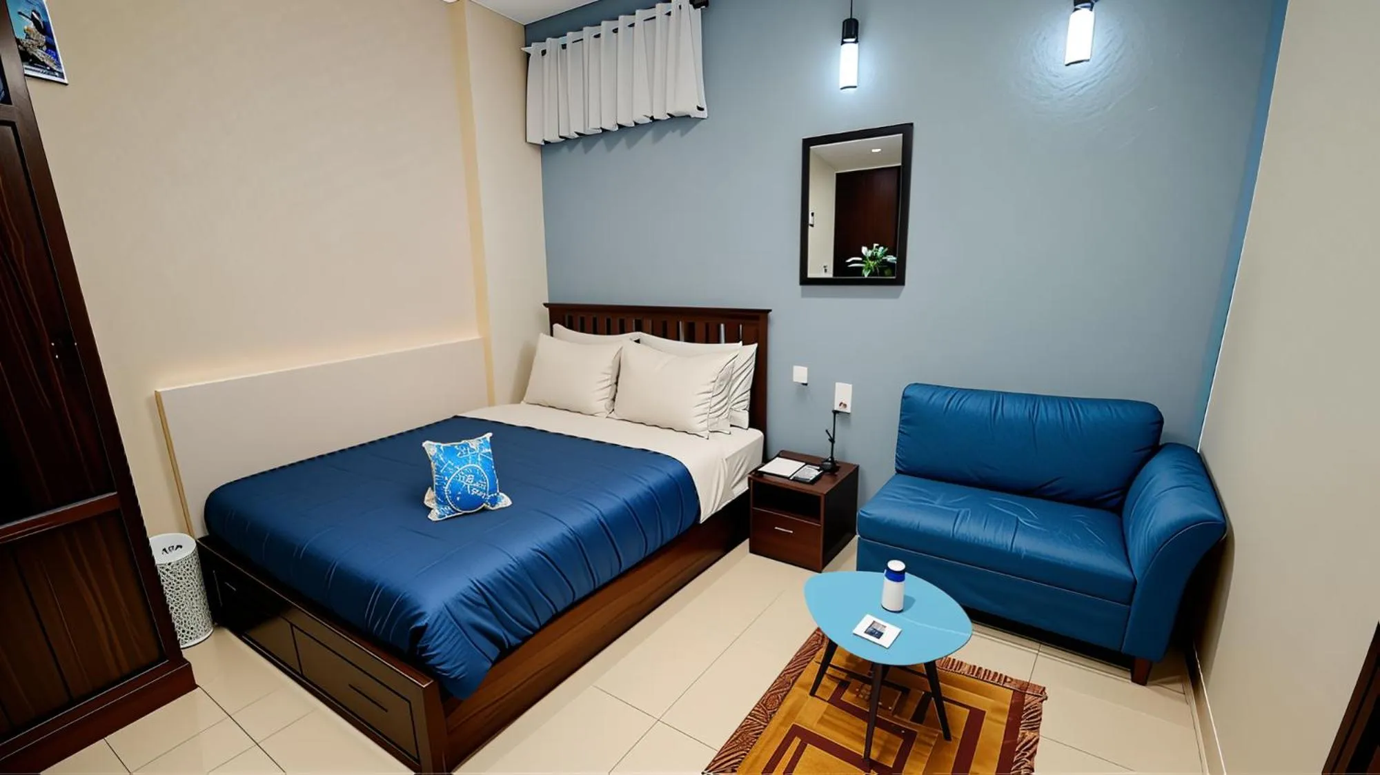 Bed in Horus Guest House Pyramids View