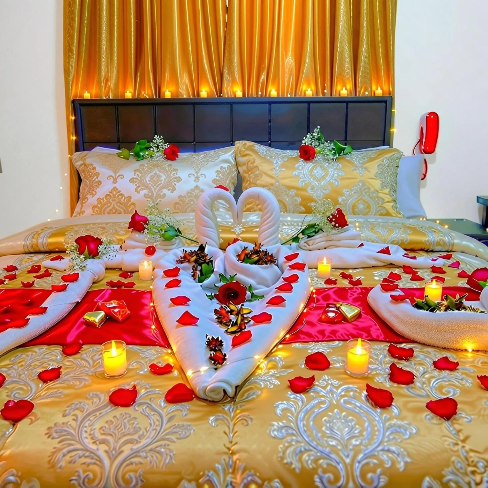 Bed in Horus Guest House Pyramids View