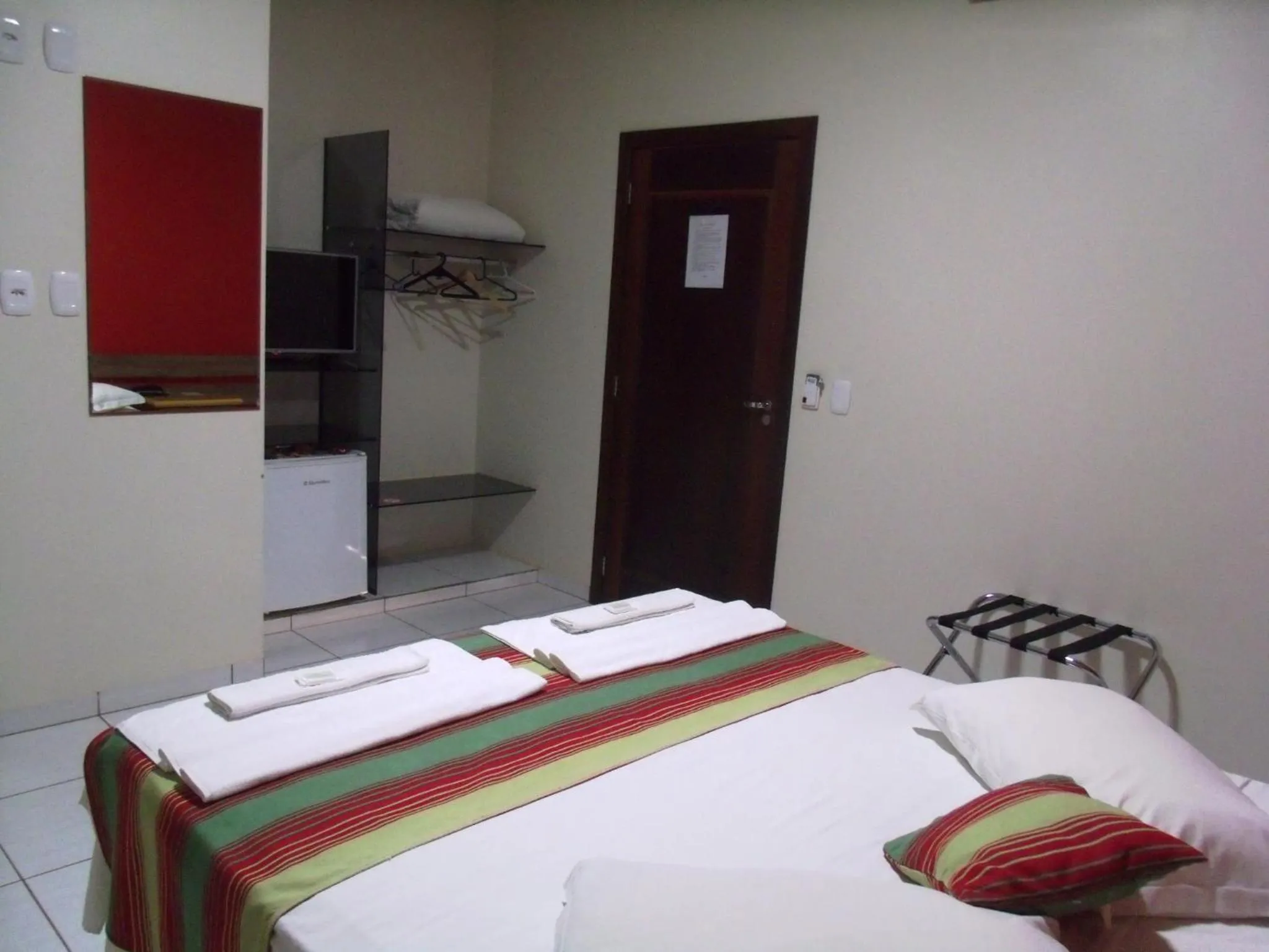 Bed in Hotel Pousada Real