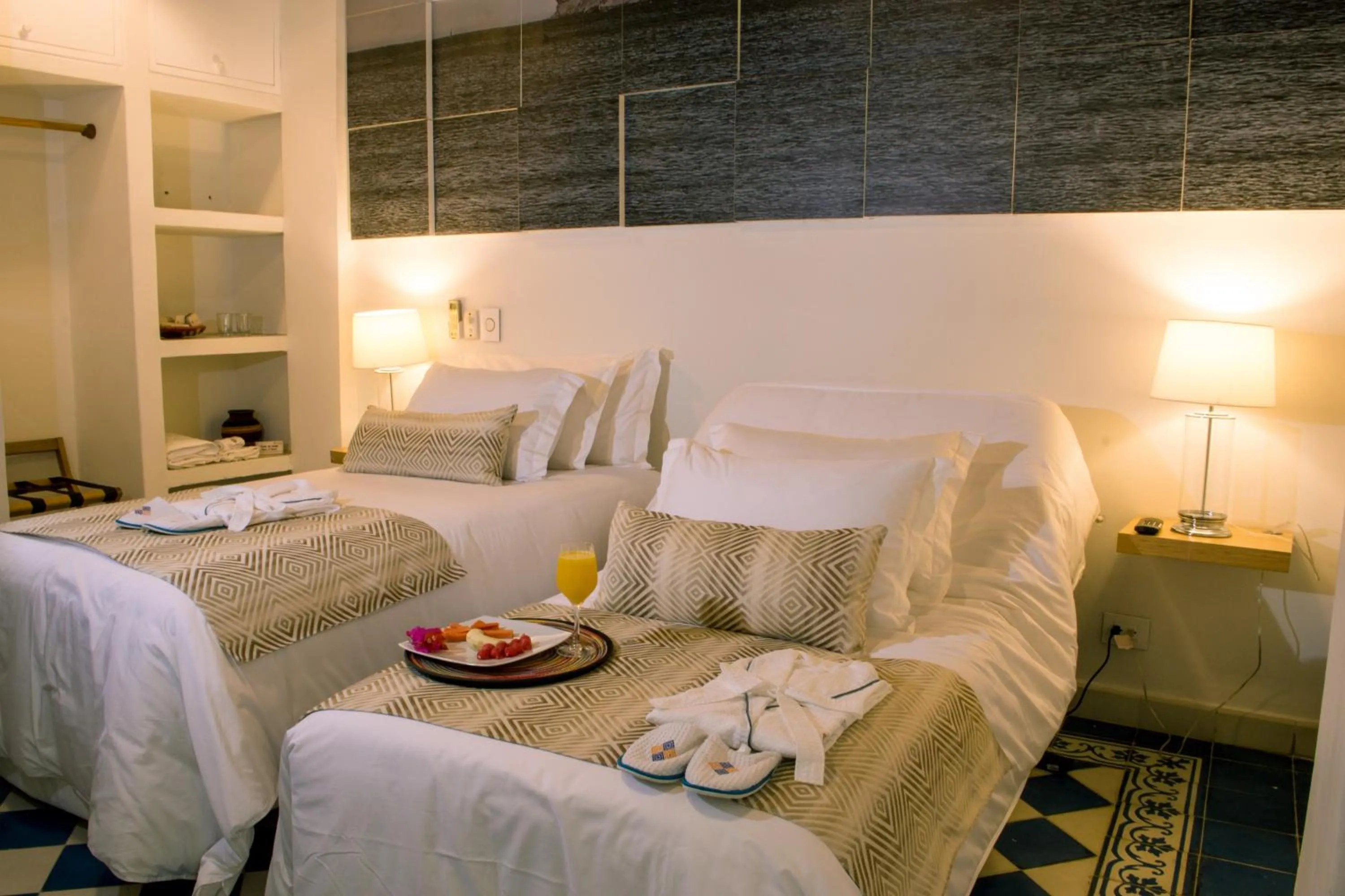 Bed in Placita Vieja Hotel Boutique Spa