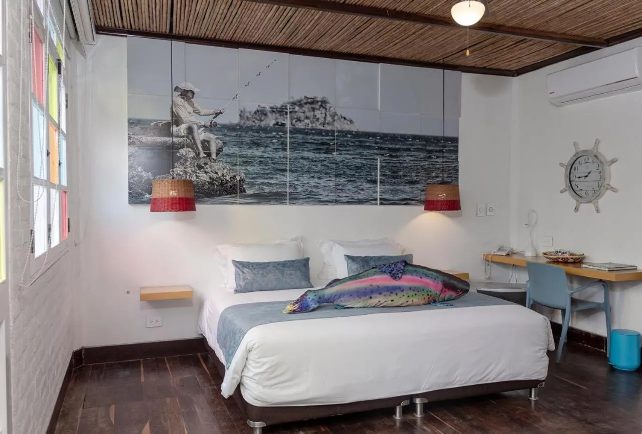 Bed in Placita Vieja Hotel Boutique Spa