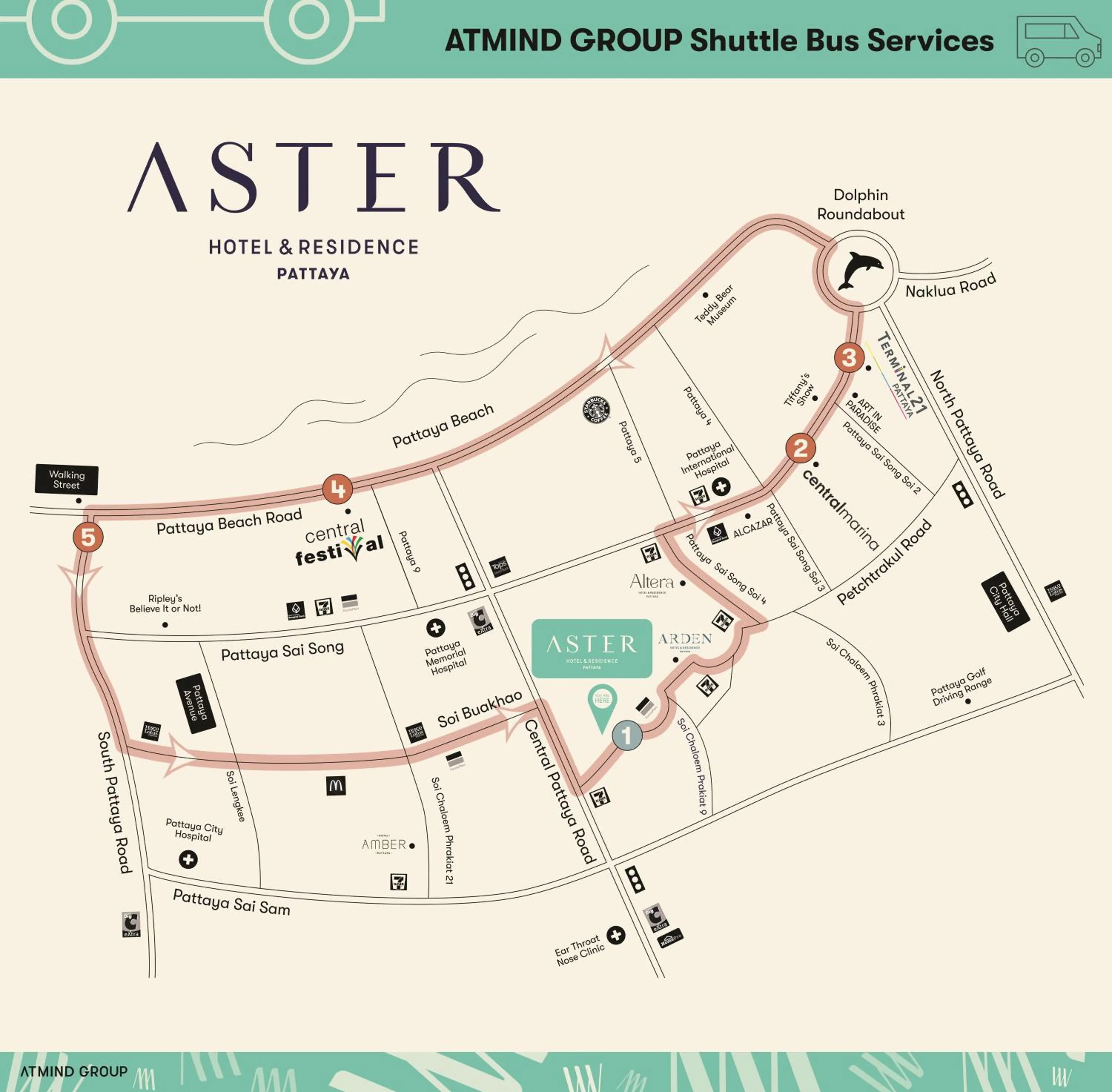 On site in Aster Hotel and Residence by At Mind