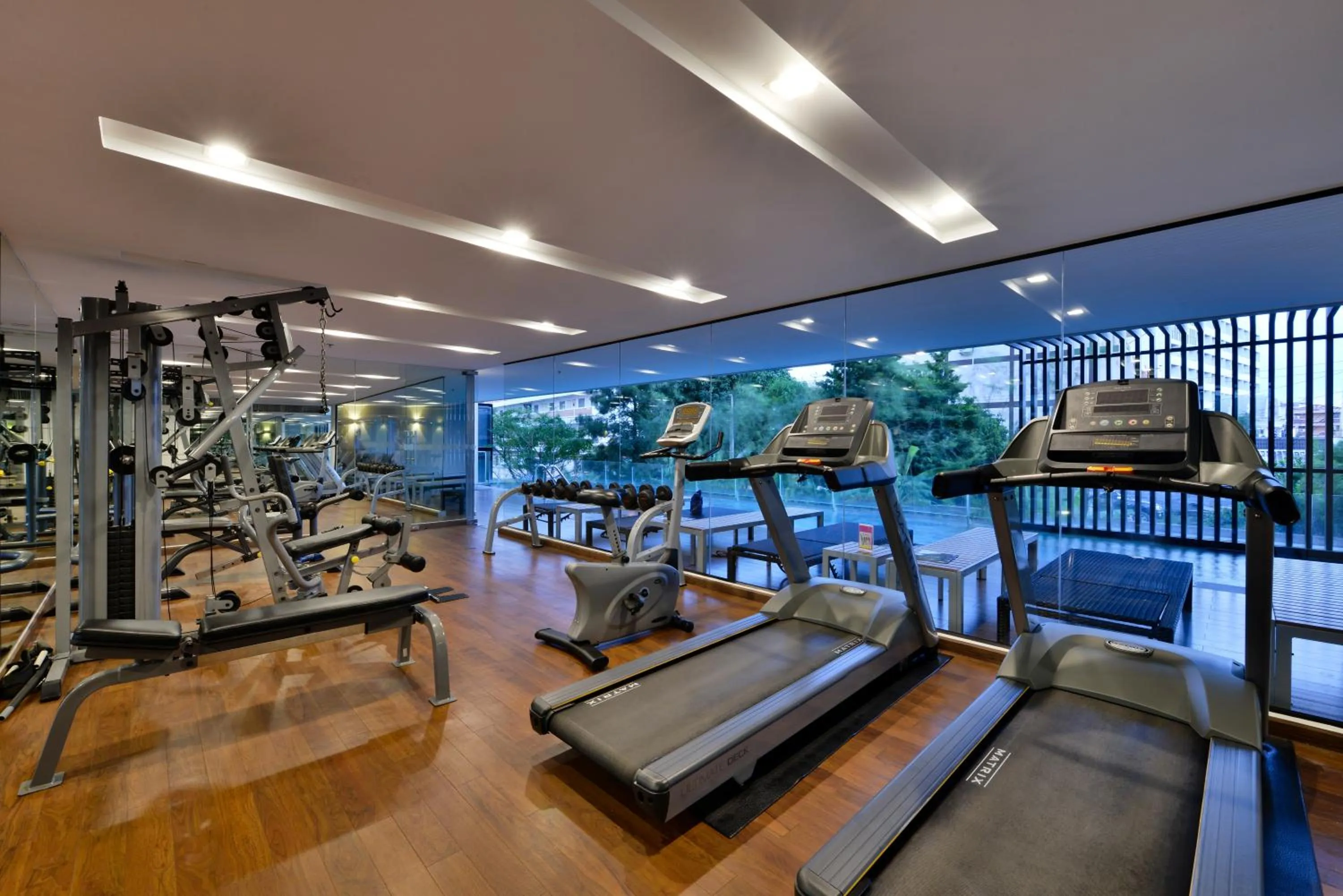 Fitness centre/facilities in Aster Hotel and Residence by At Mind