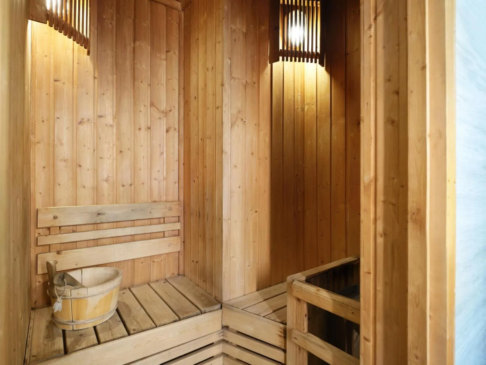 Sauna in Aster Hotel and Residence by At Mind