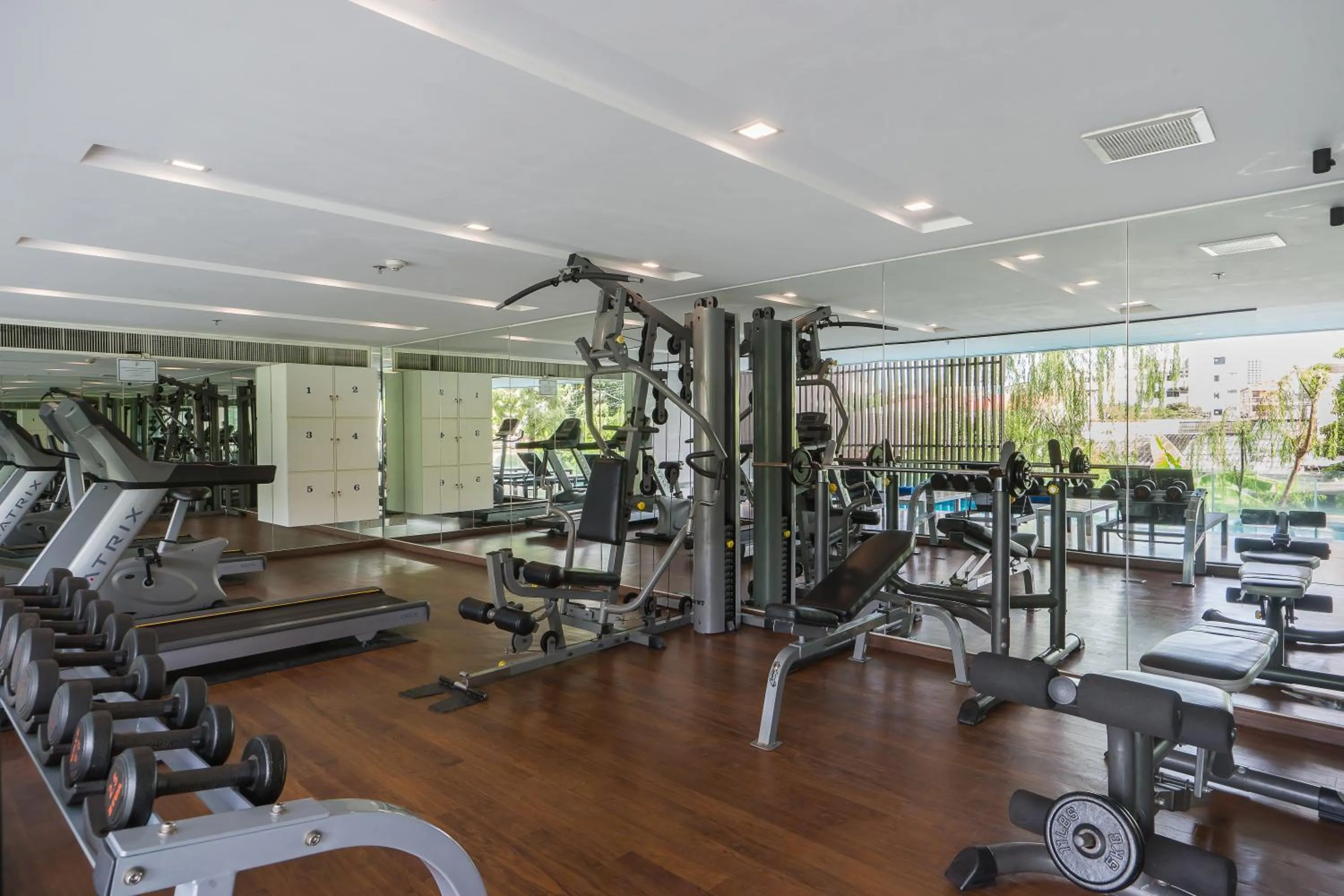 Fitness centre/facilities in Aster Hotel and Residence by At Mind