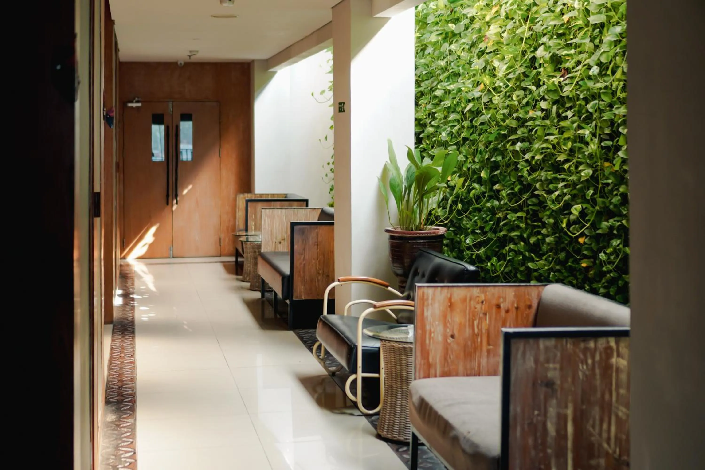 Property building in Yellow Star Gejayan Hotel