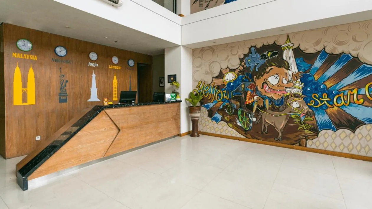 Property building in Yellow Star Gejayan Hotel