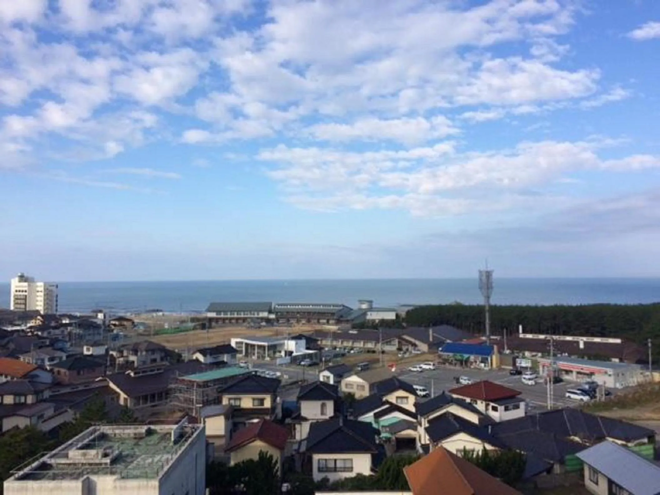 Sea view in Hotel Tetora Resort Tsuruoka
