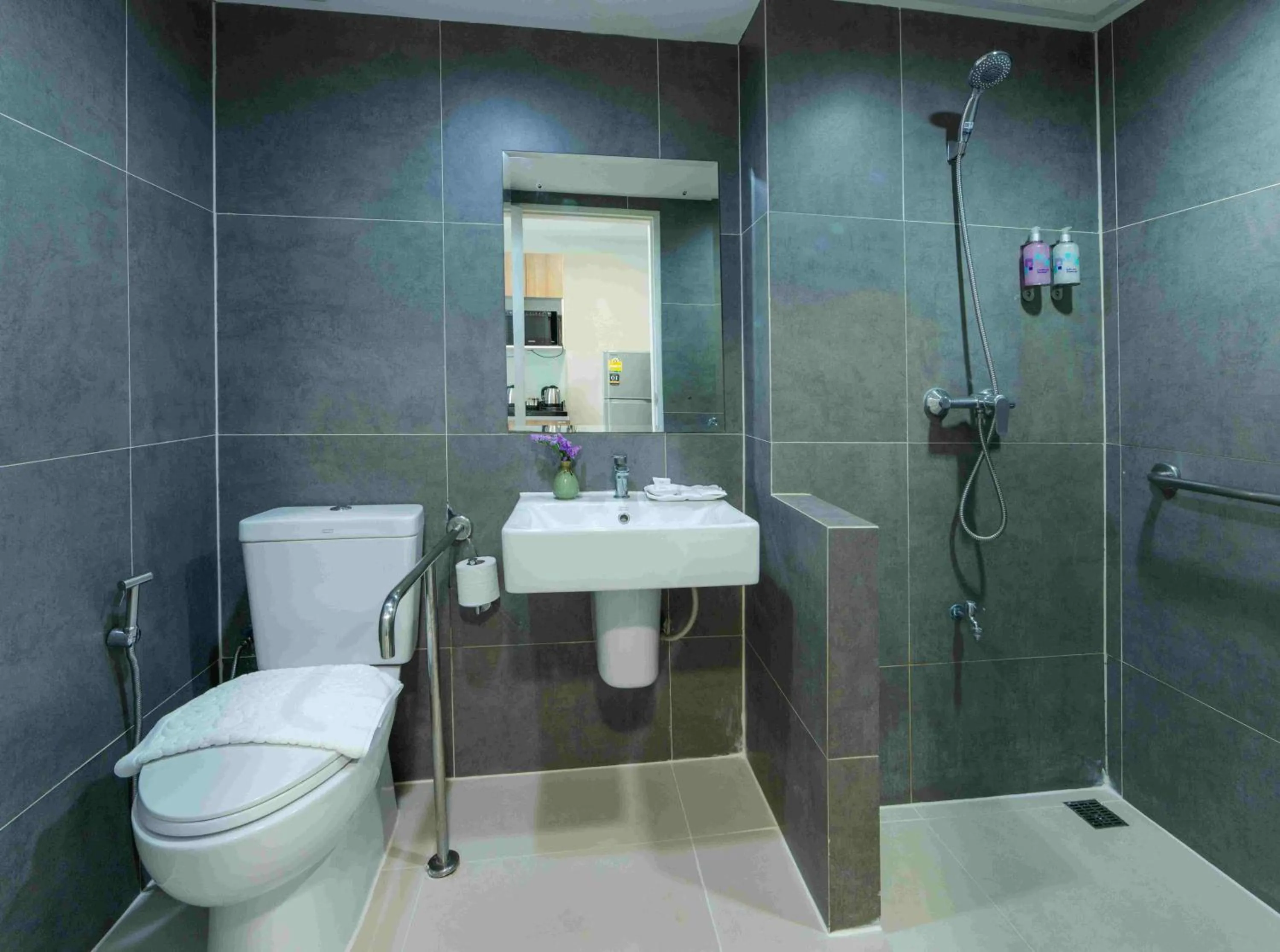 Toilet in Chiva Bangkok Hotel