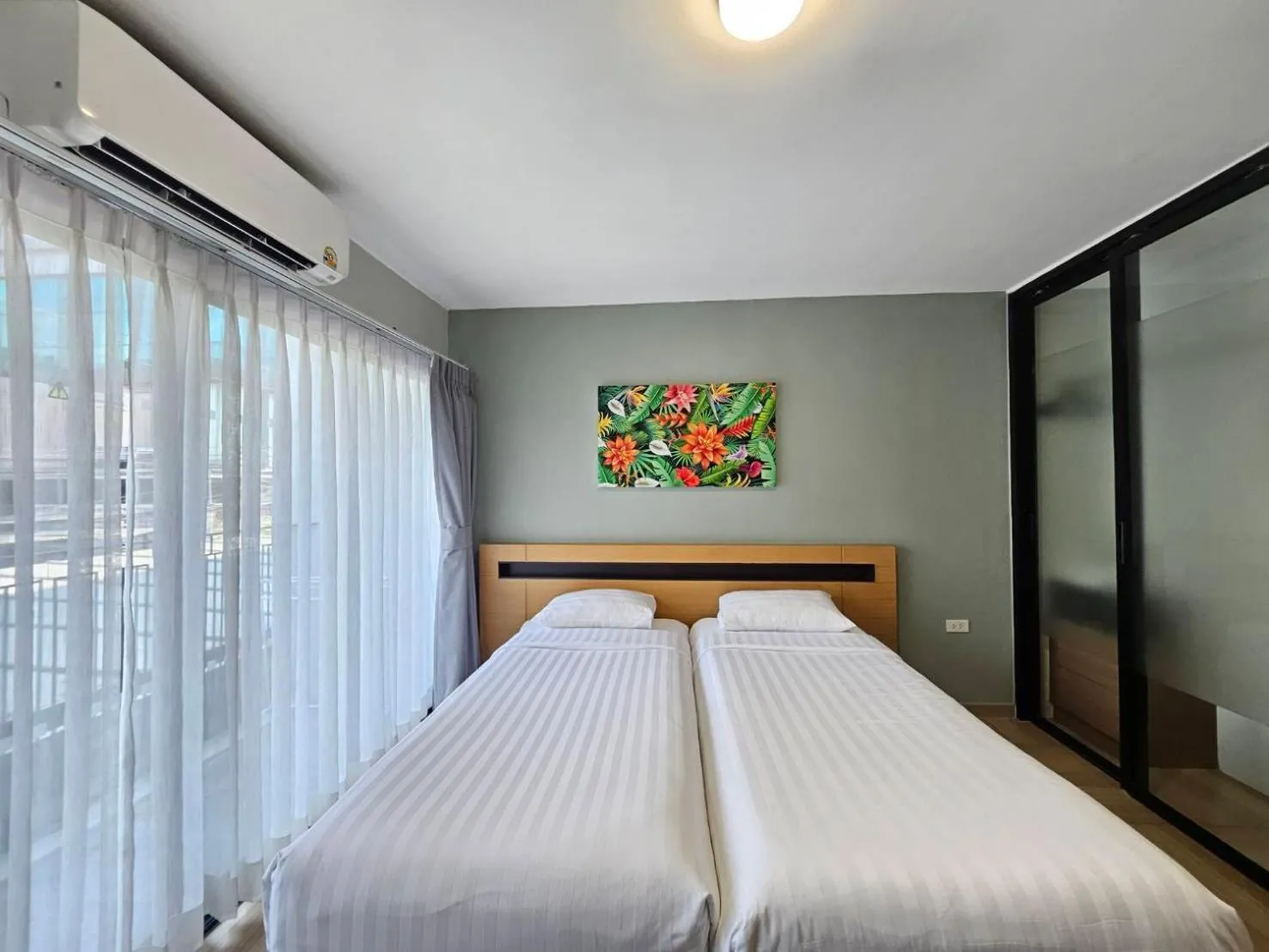 Bed in Chiva Bangkok Hotel