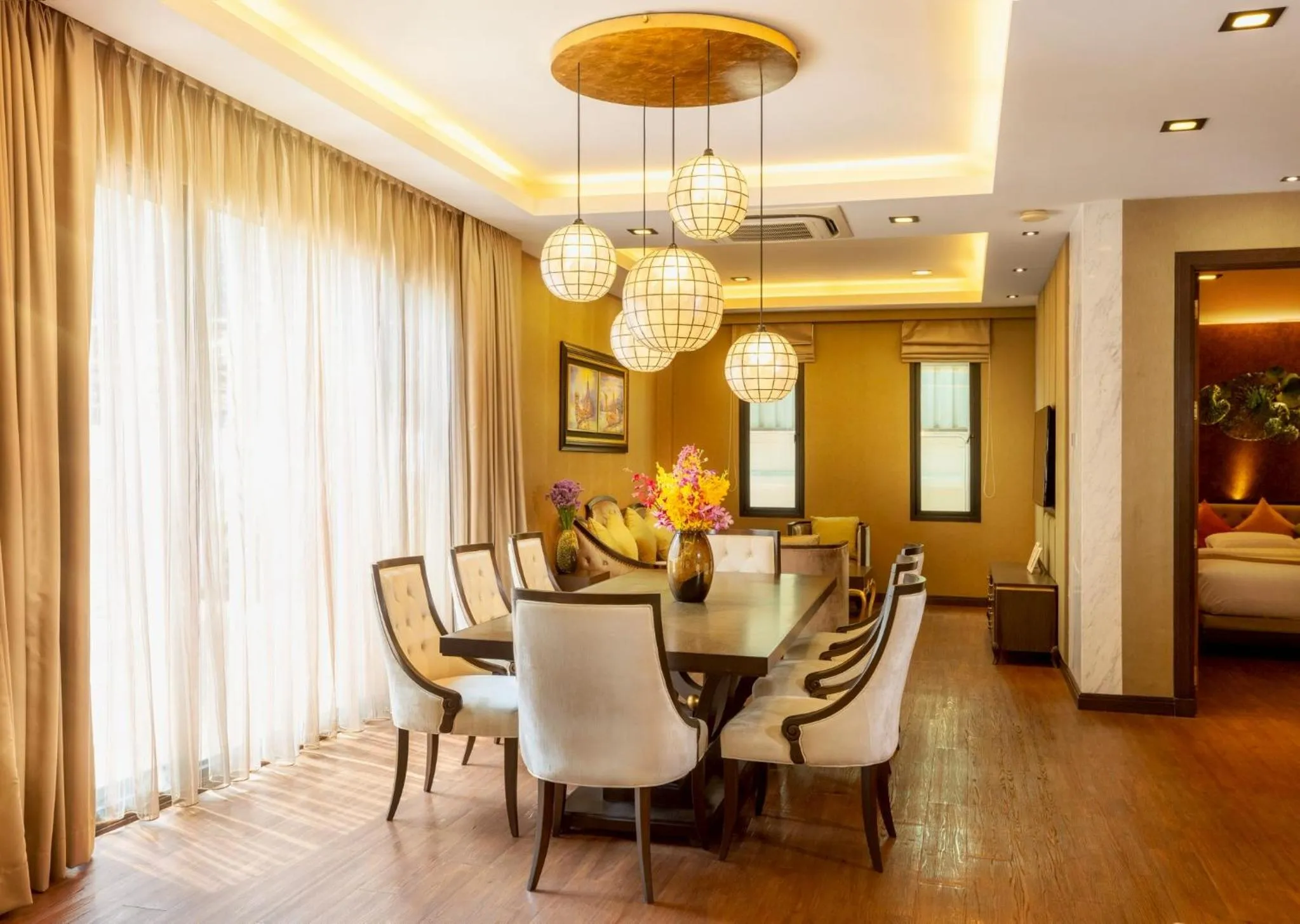 Living room in Chiva Bangkok Hotel