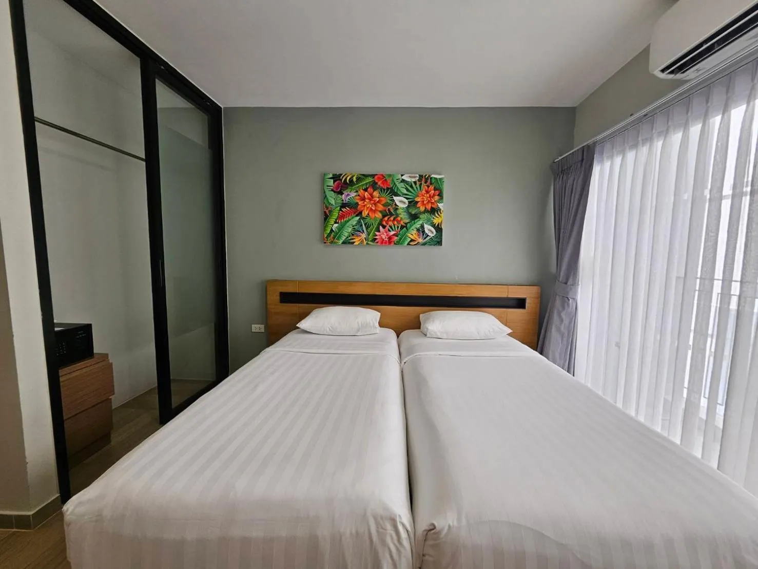 Bed in Chiva Bangkok Hotel