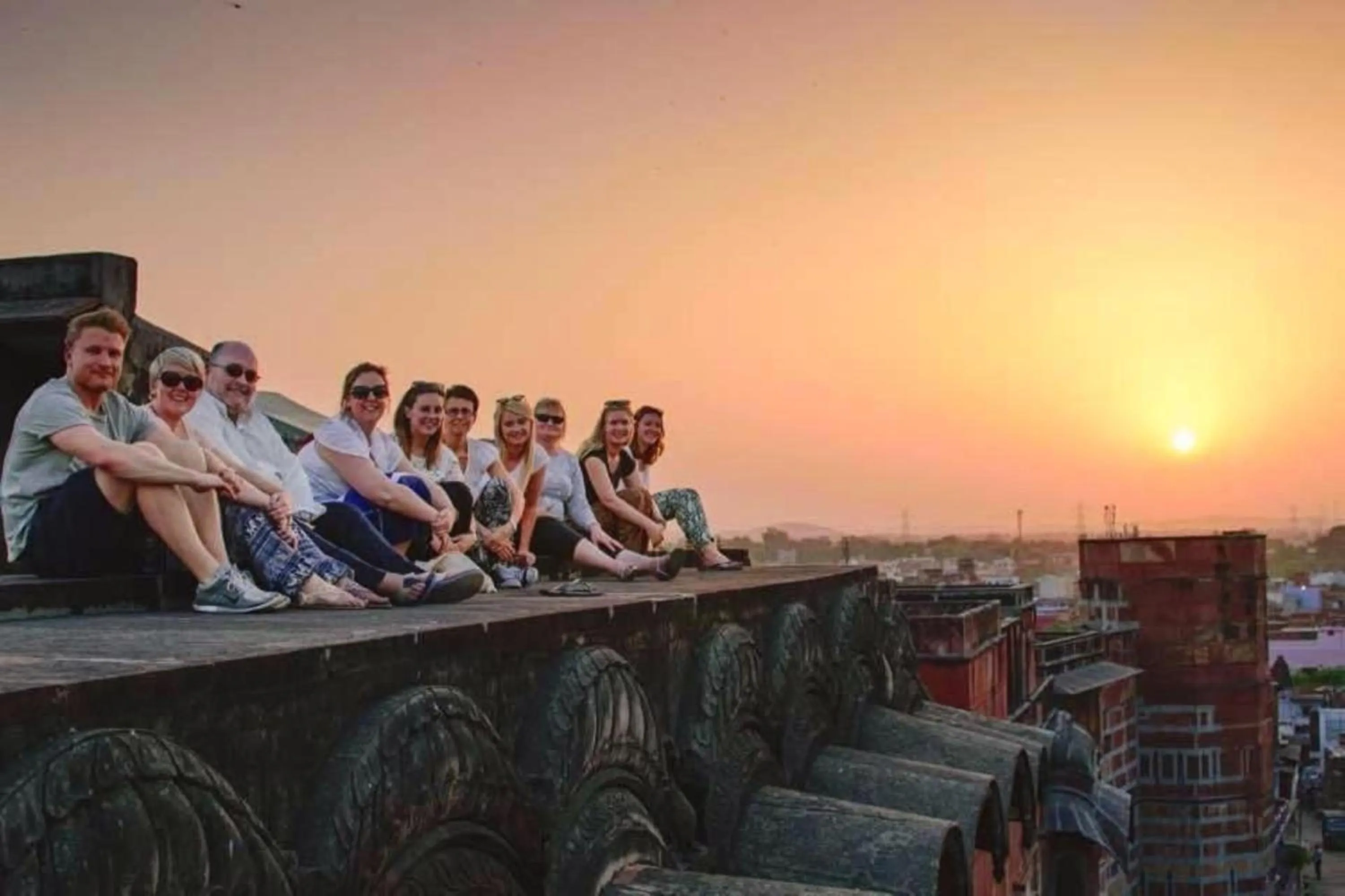 People in Bhanwar Vilas Palace