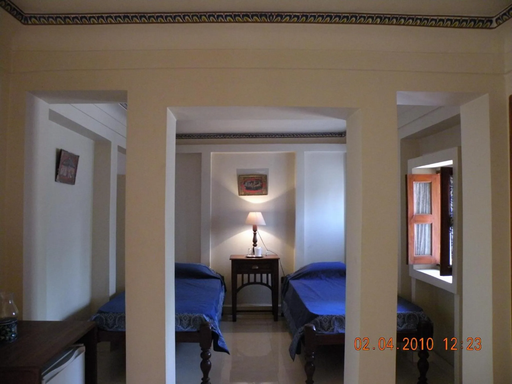 Bedroom, Bed in Bhanwar Vilas Palace