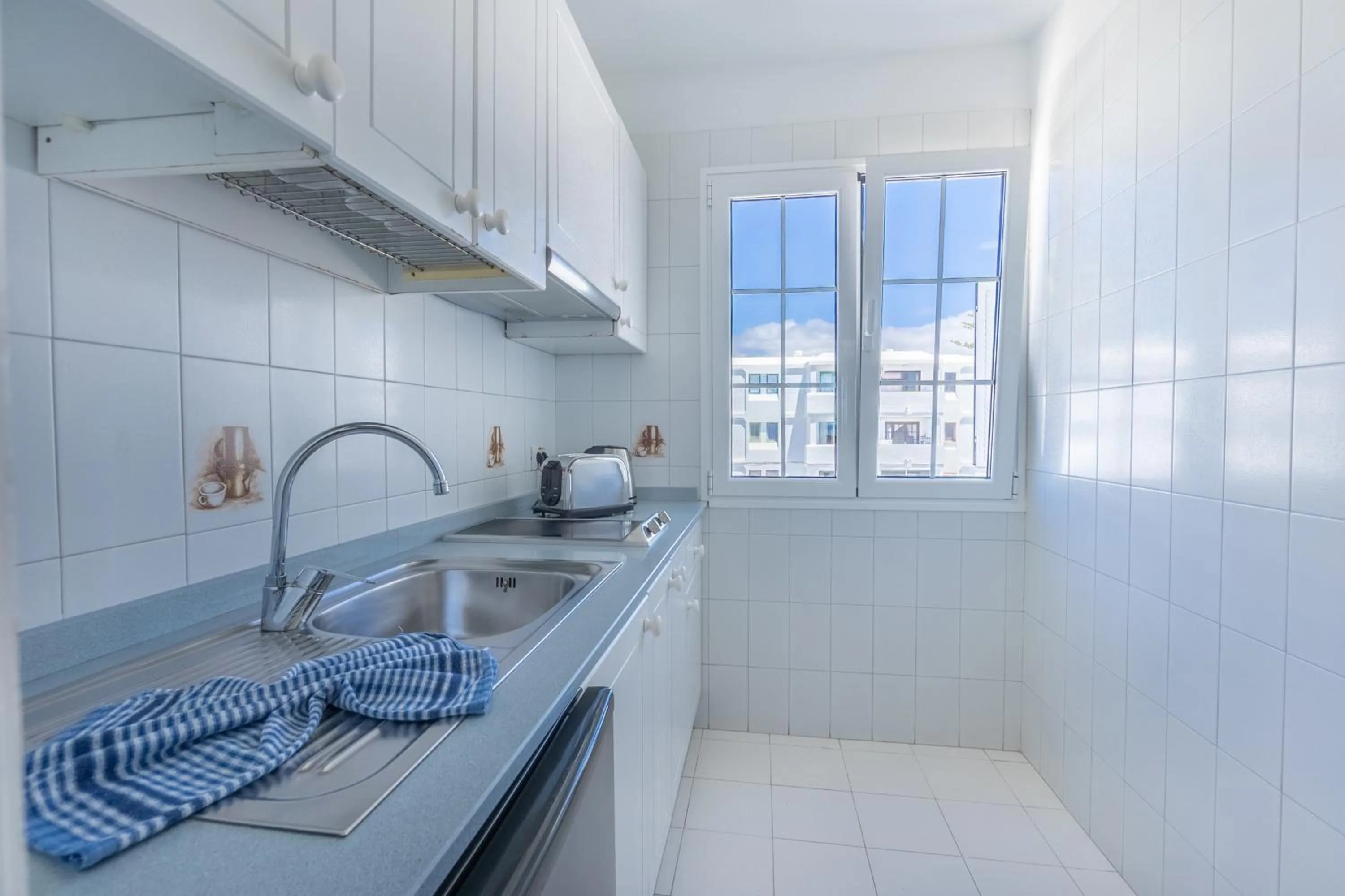 Kitchen or kitchenette in Vista Mar Apartamentos