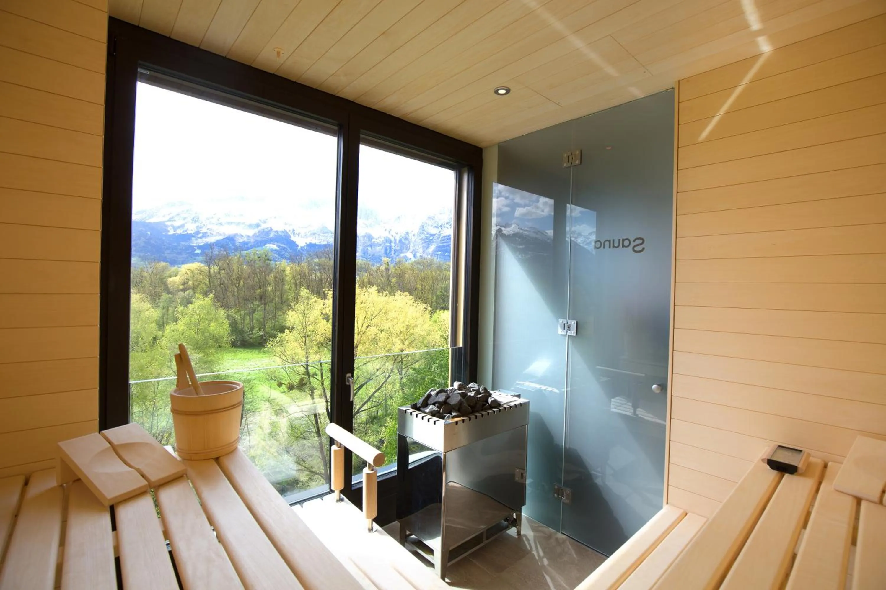 Sauna in b-smart hotel Bendern