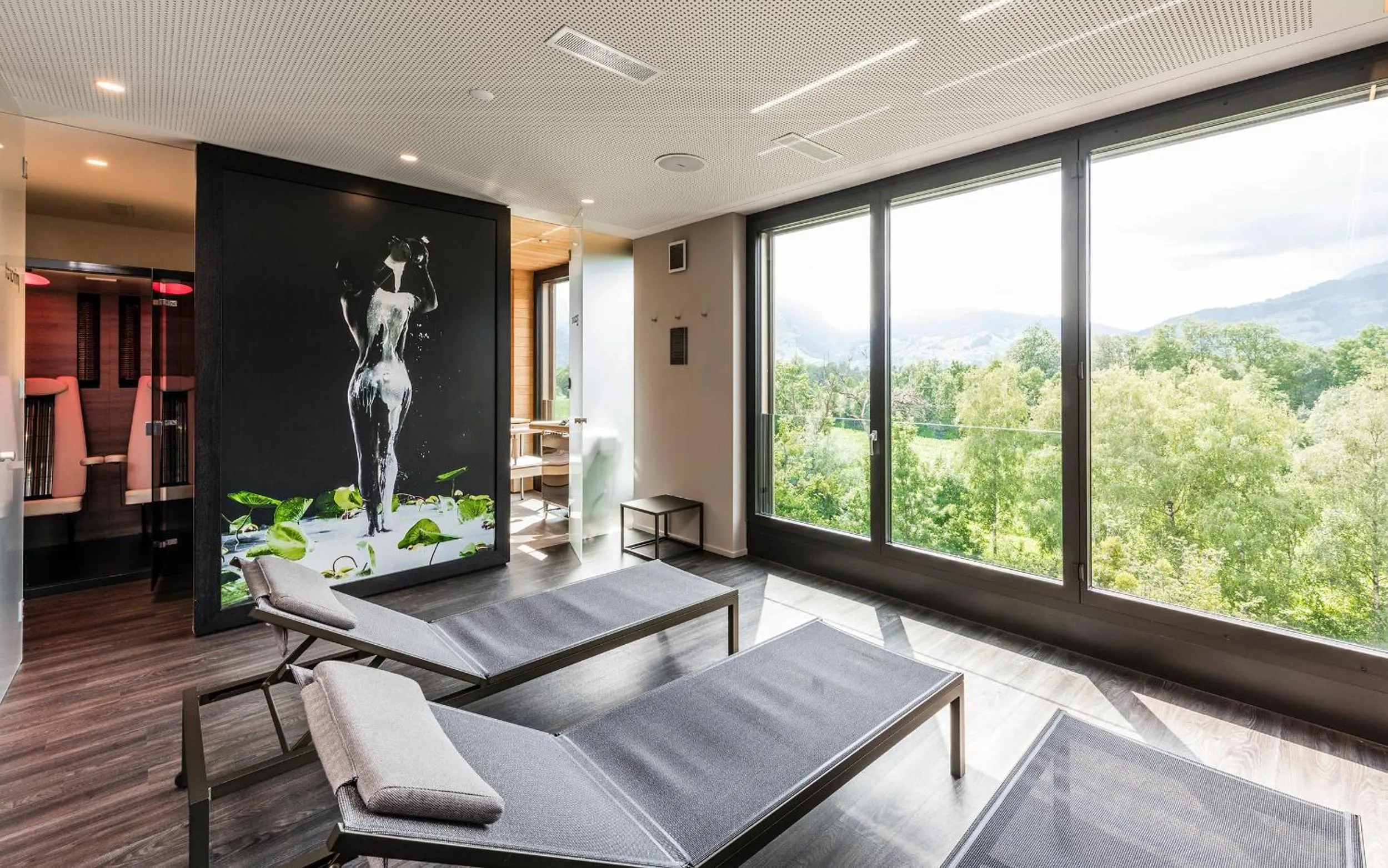 Sauna in b-smart hotel Bendern