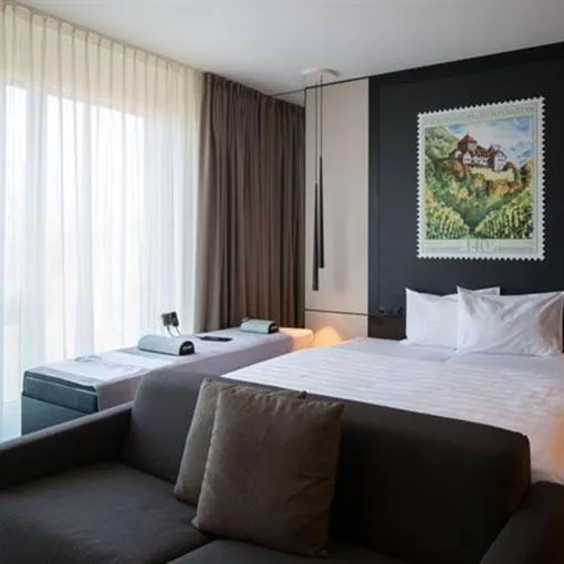 Bed in b-smart hotel Bendern