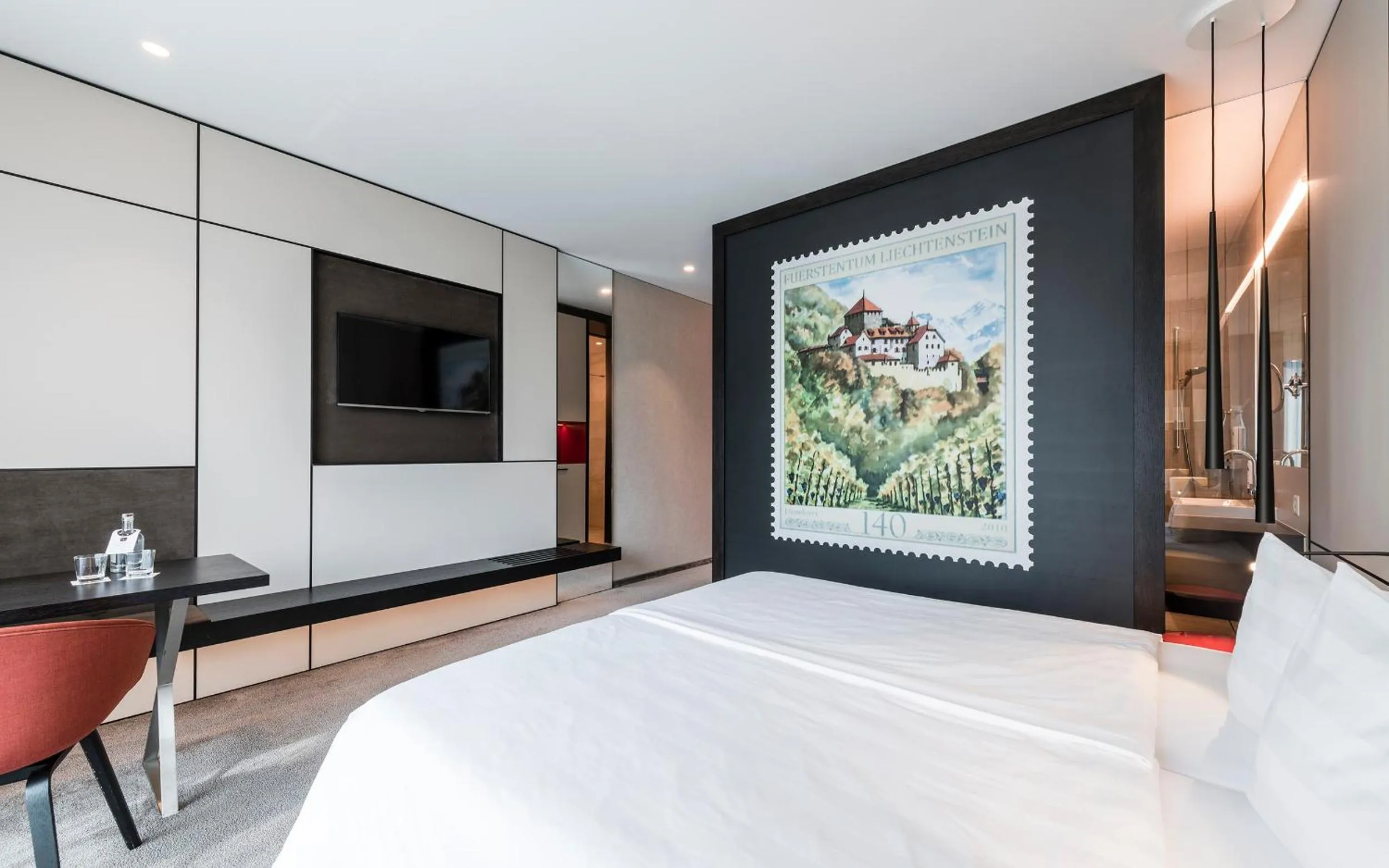 Bed in b-smart hotel Bendern