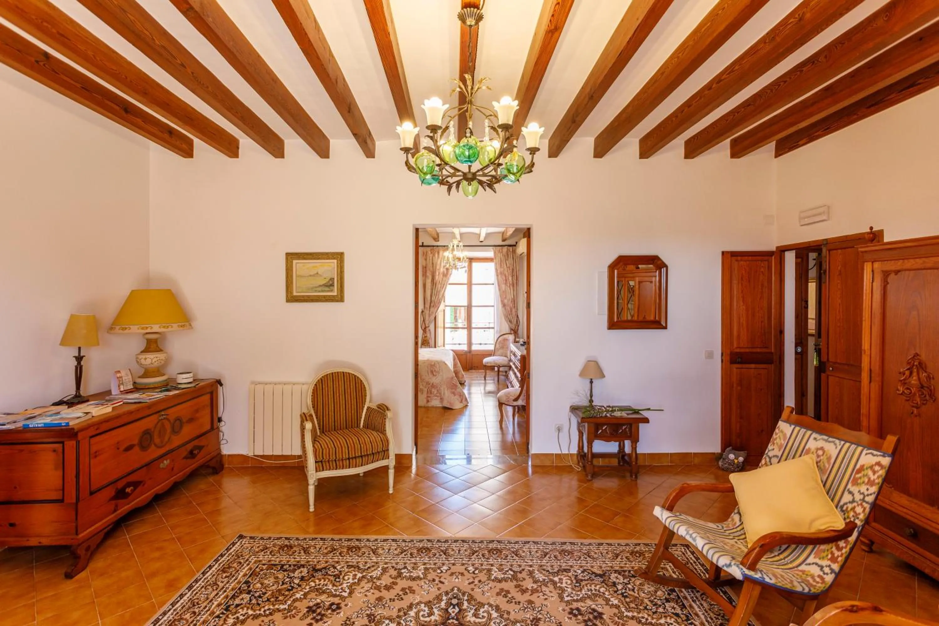 Living room in Son Colom -Turismo de interior