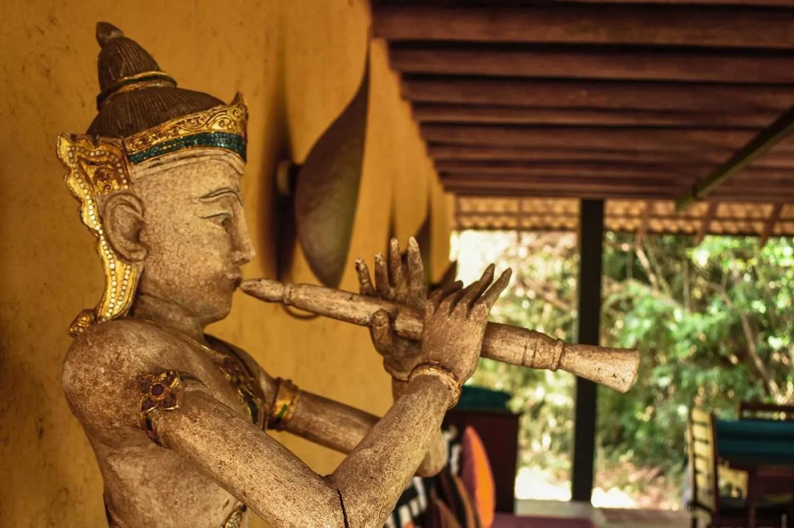 Decorative detail in Kumbukgaha Villa