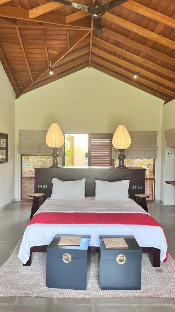 Bed in Kumbukgaha Villa