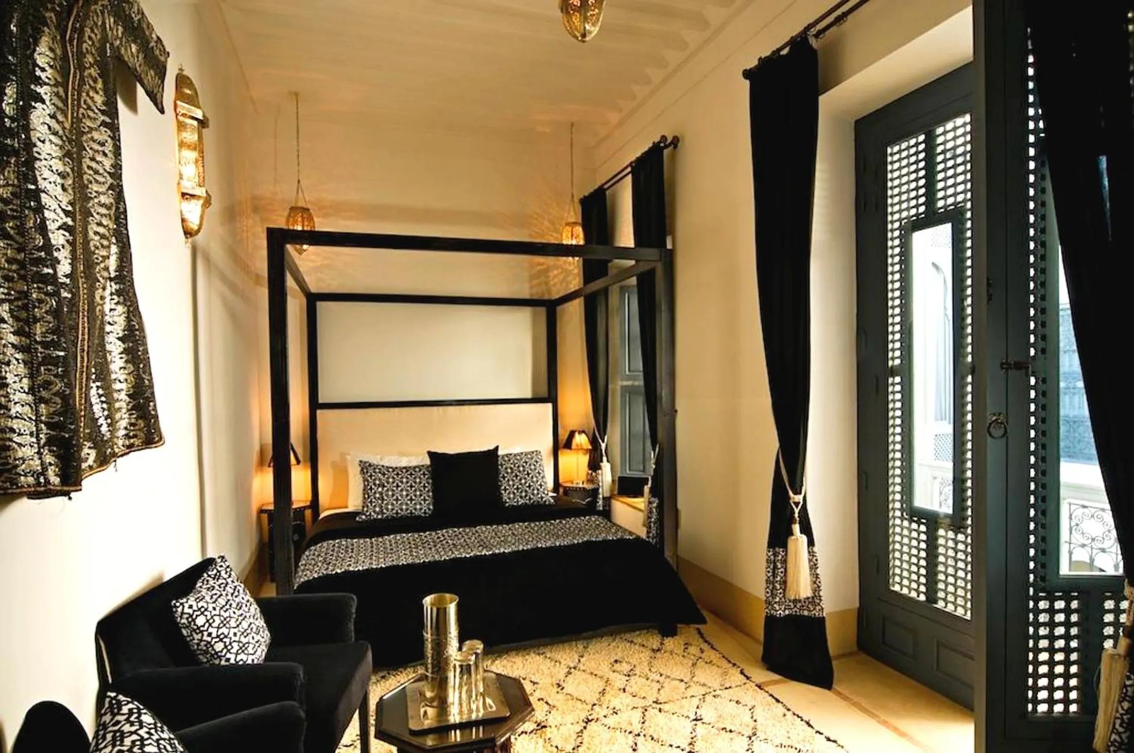 Bedroom, Bed in Riad Adore