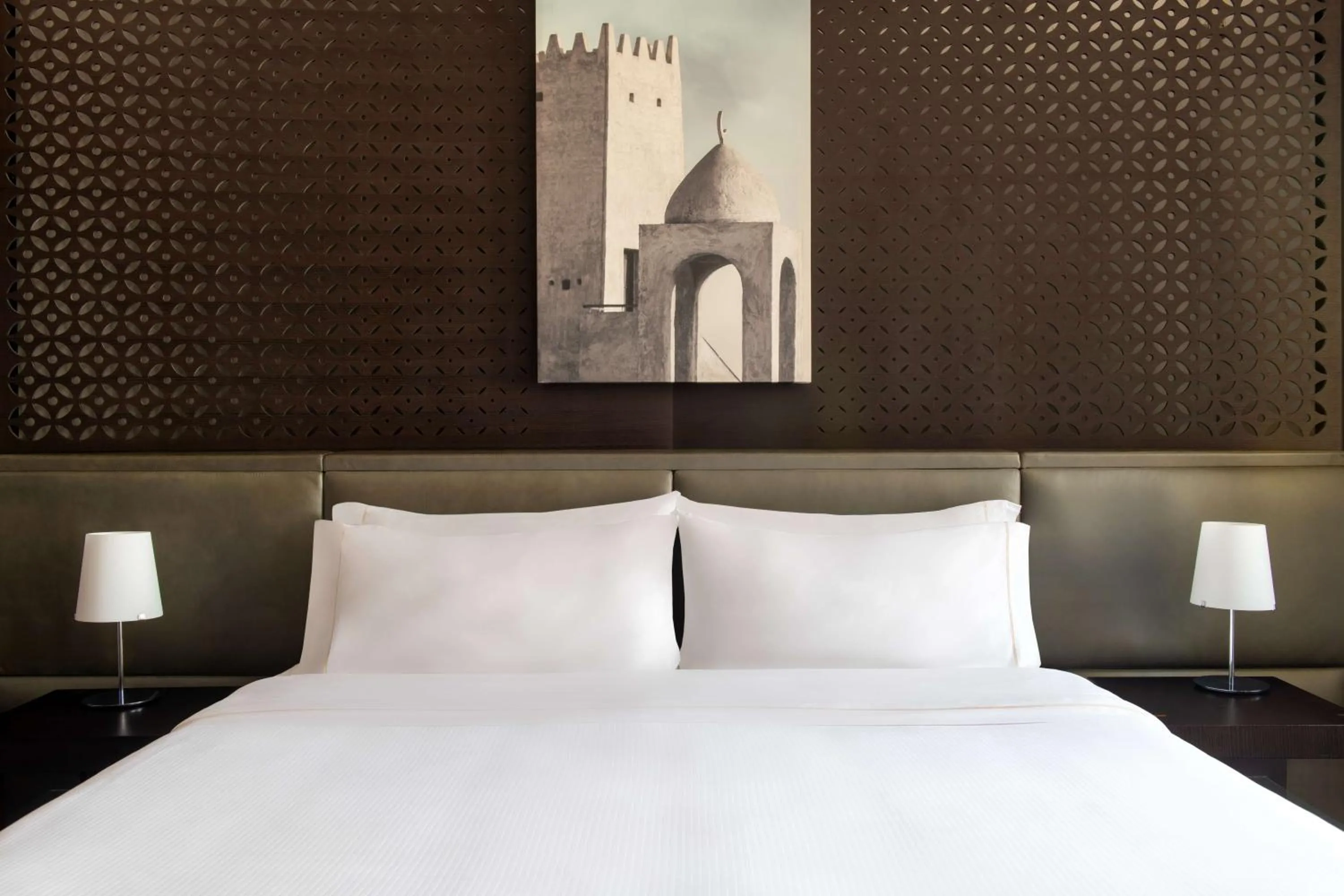 Bed in The Westin Doha Hotel & Spa