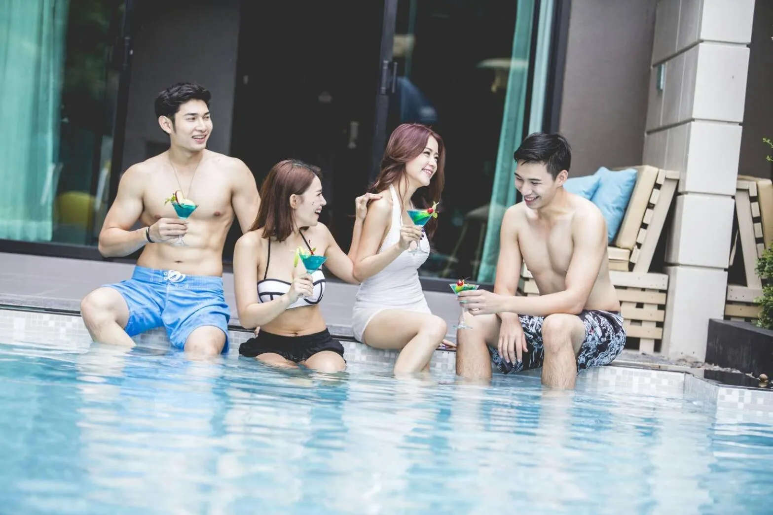 Swimming pool in The Crystal Hotel Buriram - formerly X2 Vibe Buriram