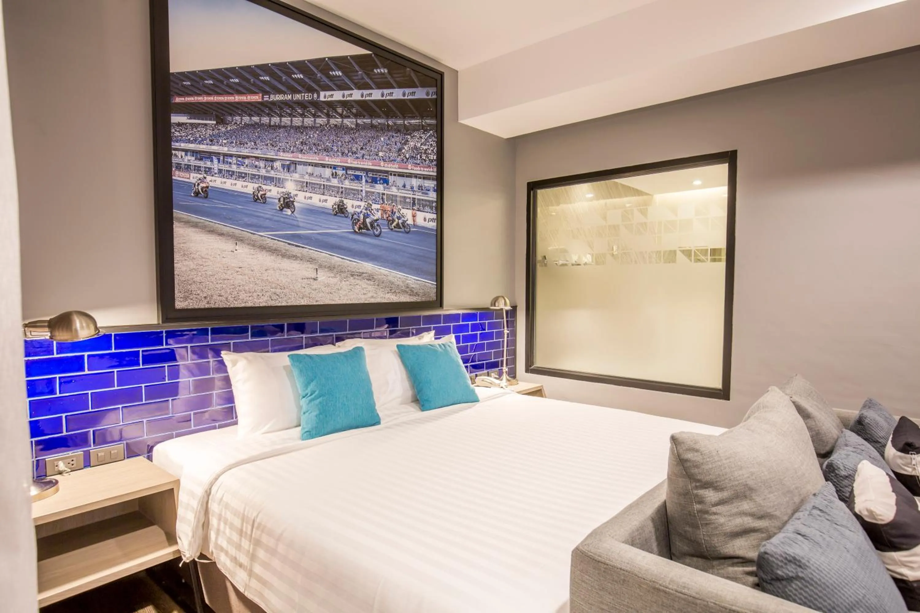 Bed in The Crystal Hotel Buriram - formerly X2 Vibe Buriram