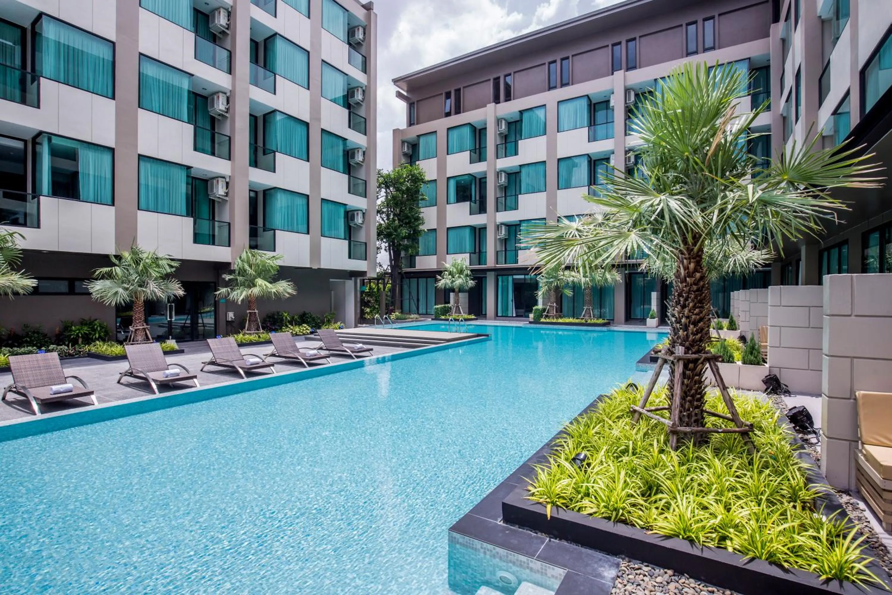 Swimming pool in The Crystal Hotel Buriram - formerly X2 Vibe Buriram
