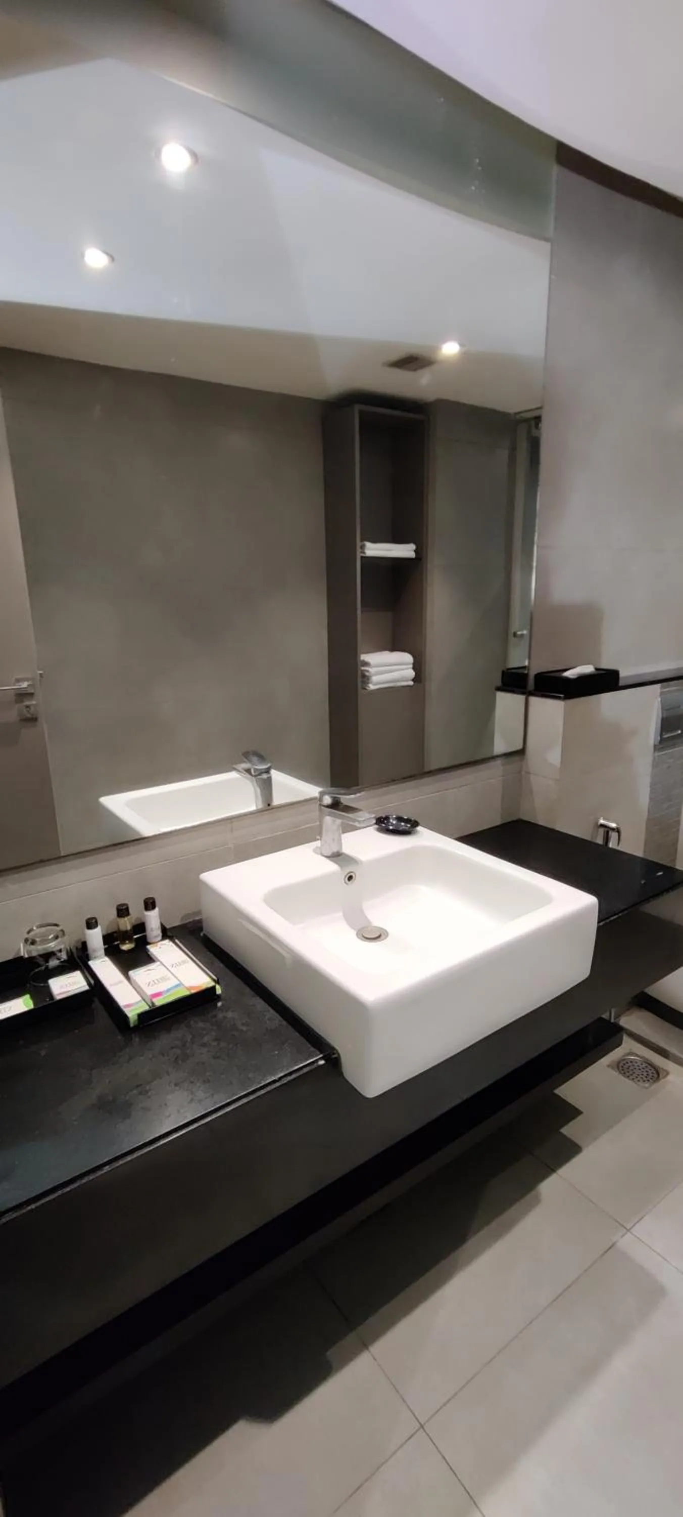 Bathroom in ZIBE Luxe Hyderabad by GRT Hotels