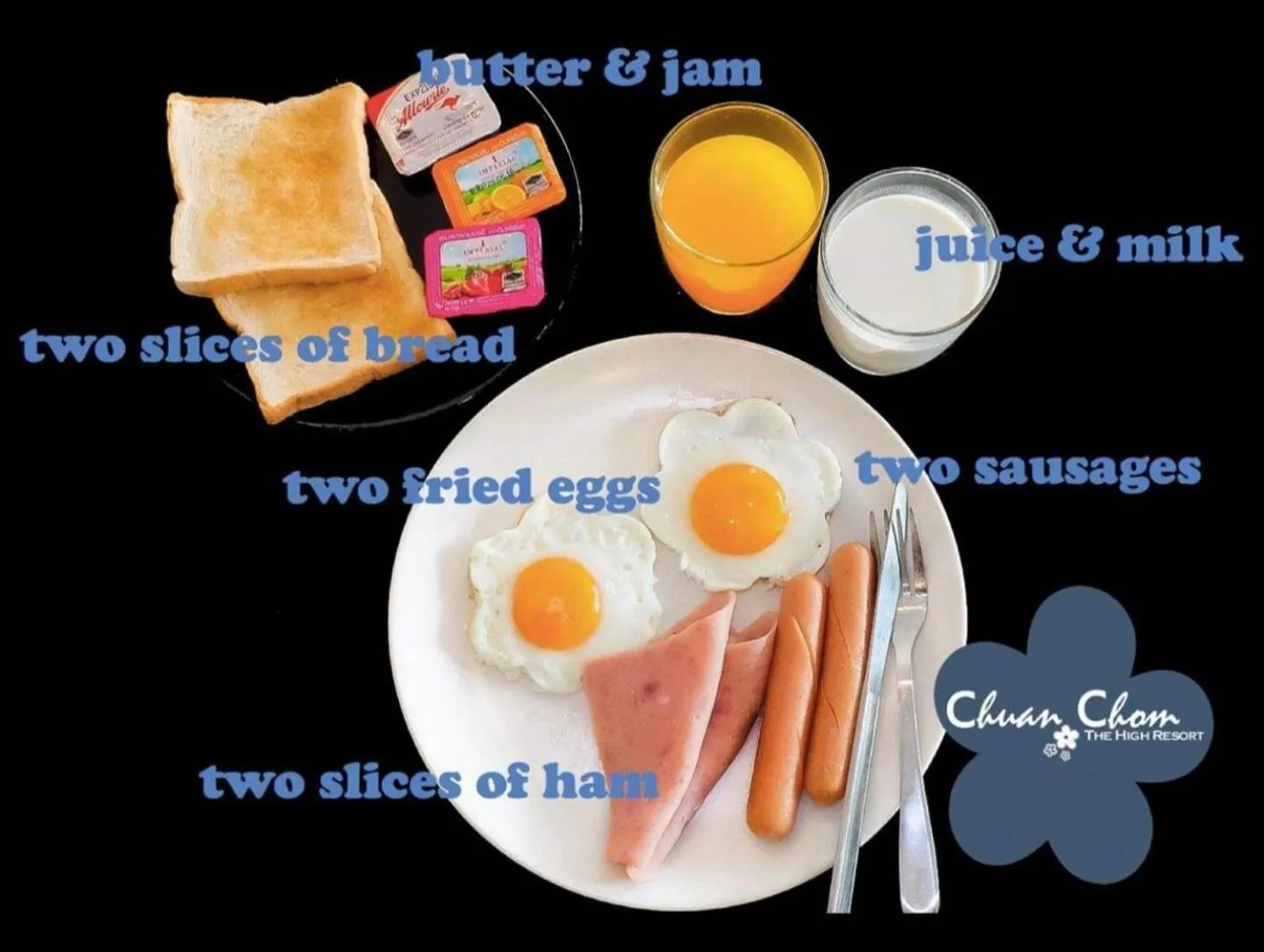 Buffet breakfast in Hotel Chuan Chom The High Resort Saraburi - SHA Plus