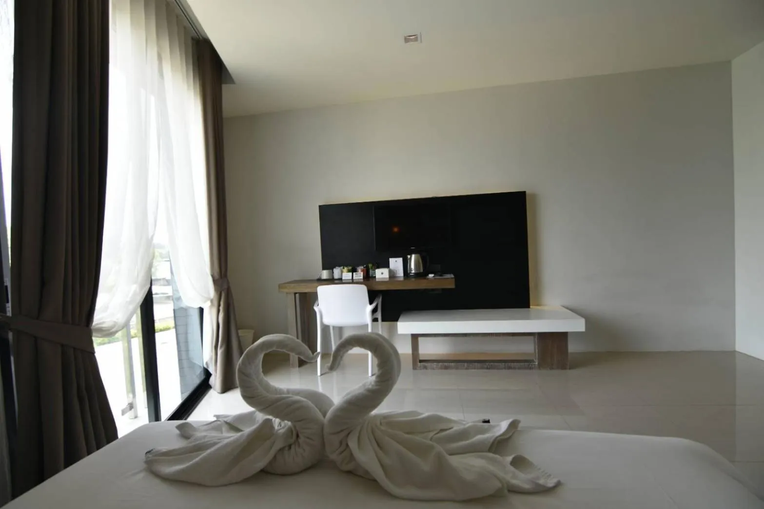 Bed in Hotel Chuan Chom The High Resort Saraburi - SHA Plus