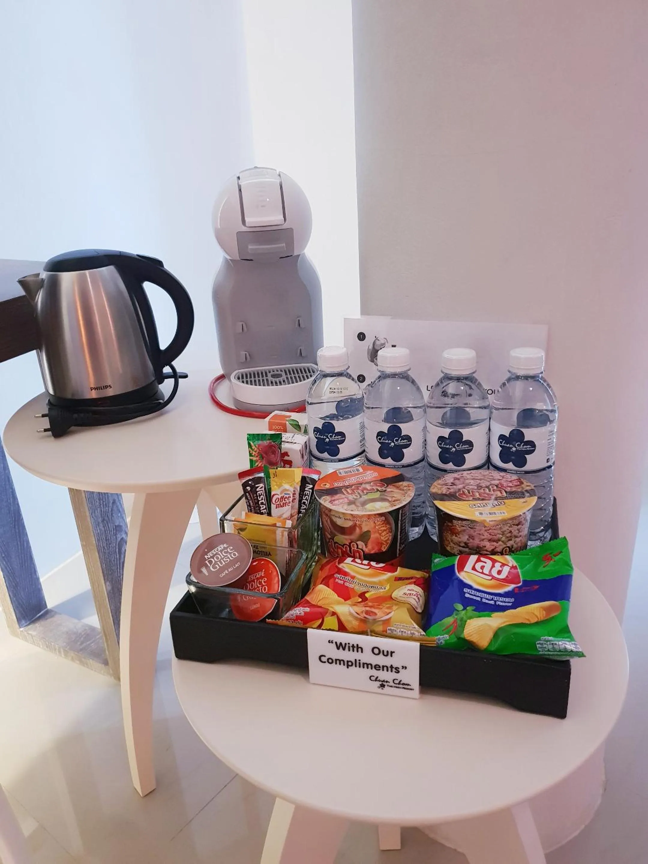 Coffee/tea facilities in Hotel Chuan Chom The High Resort Saraburi - SHA Plus