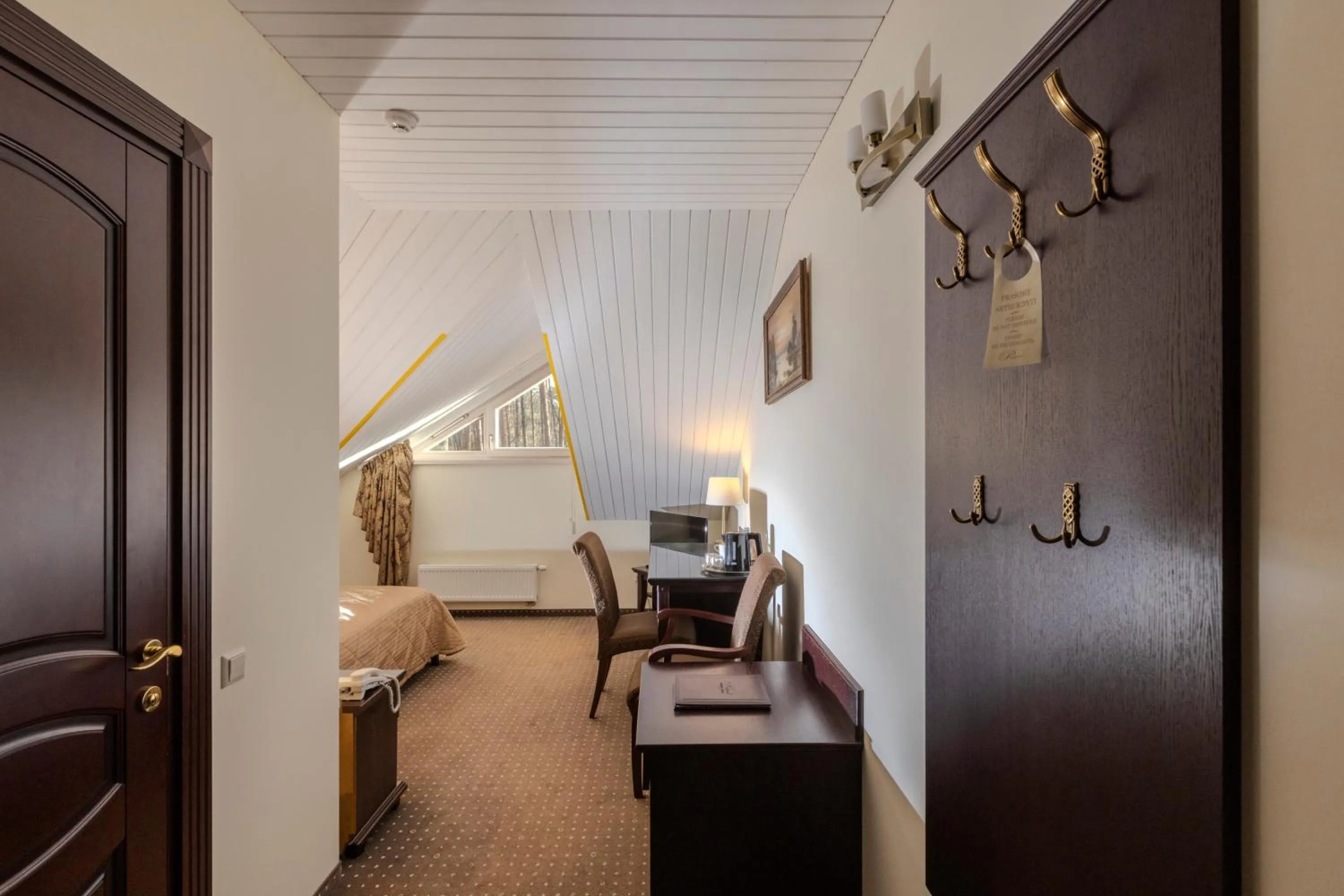 Photo of the whole room, Bed in Pušynė