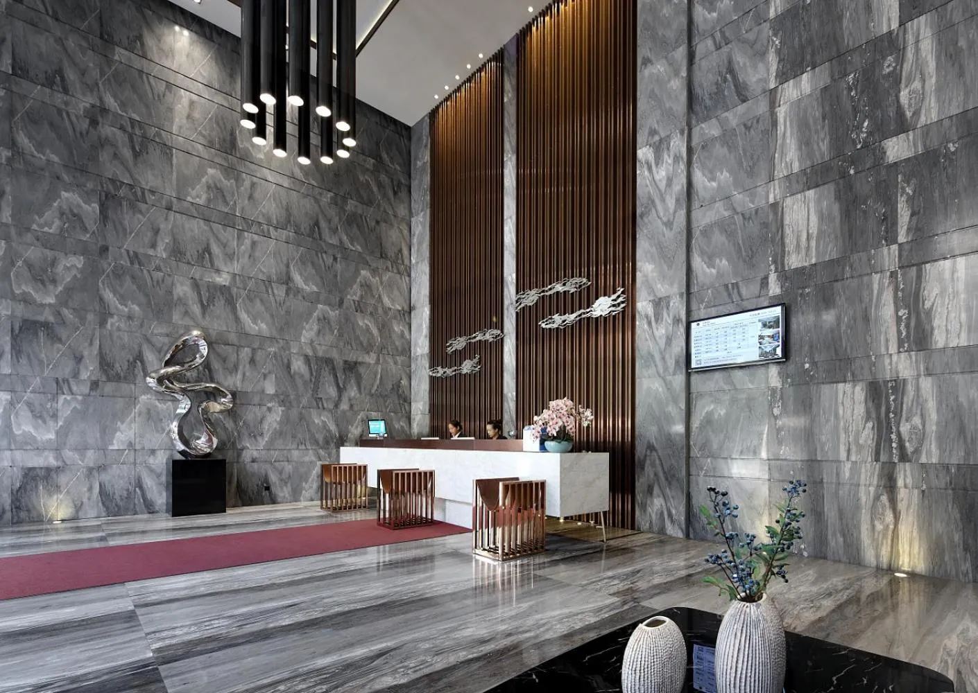 Lobby or reception in Hongdu Hotel