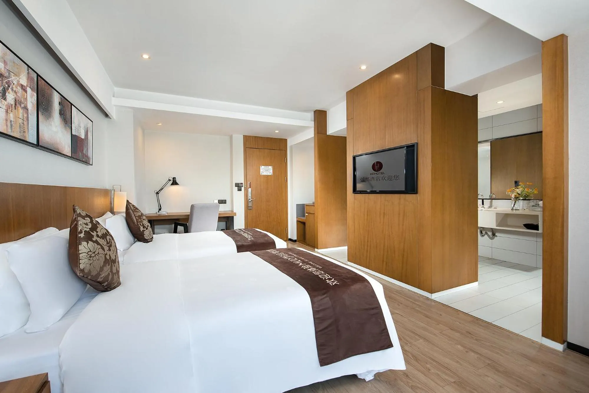 Photo of the whole room, Bed in Hongdu Hotel