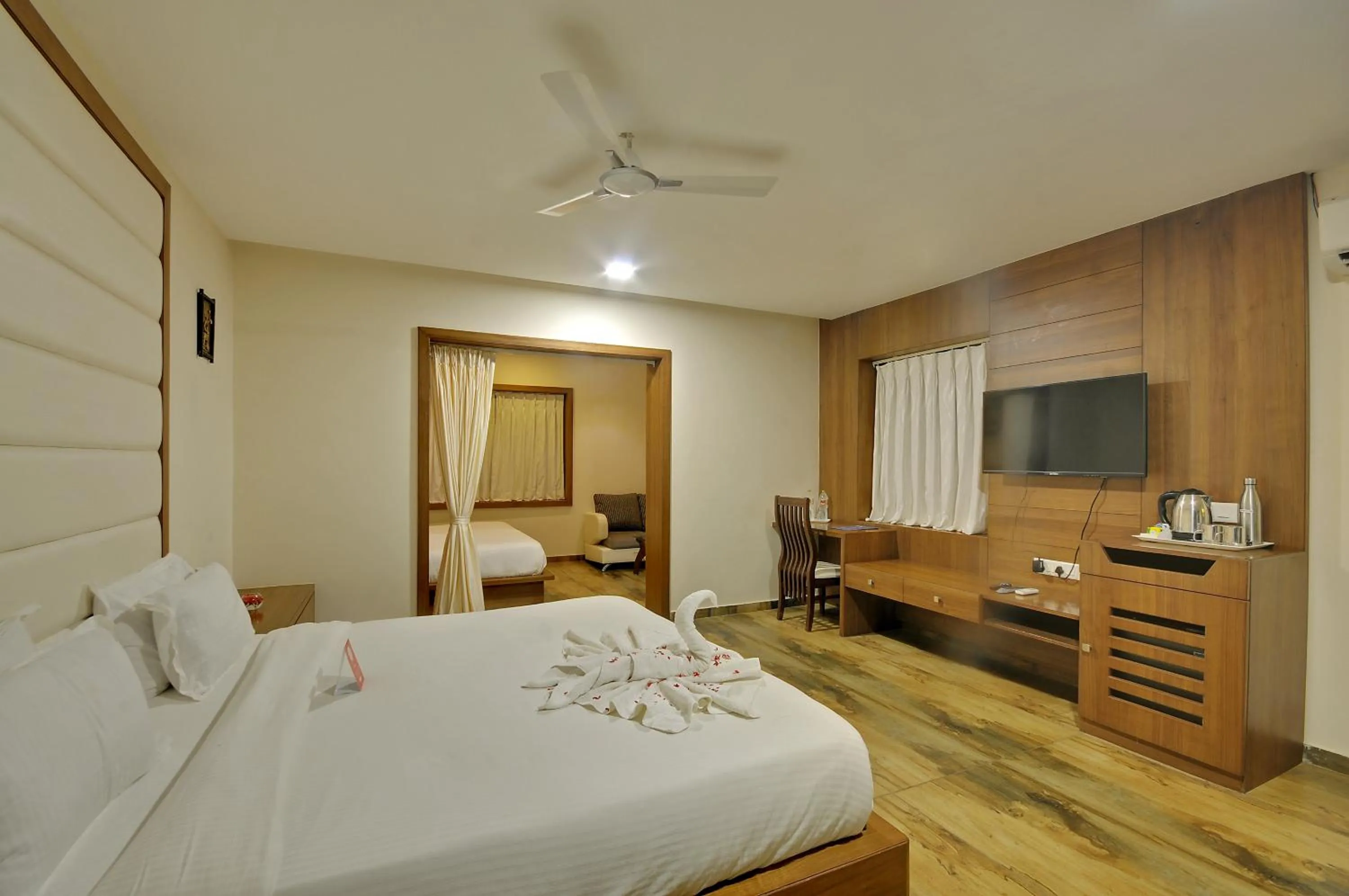 Bed in Vishal Lords Inn Gir Forest